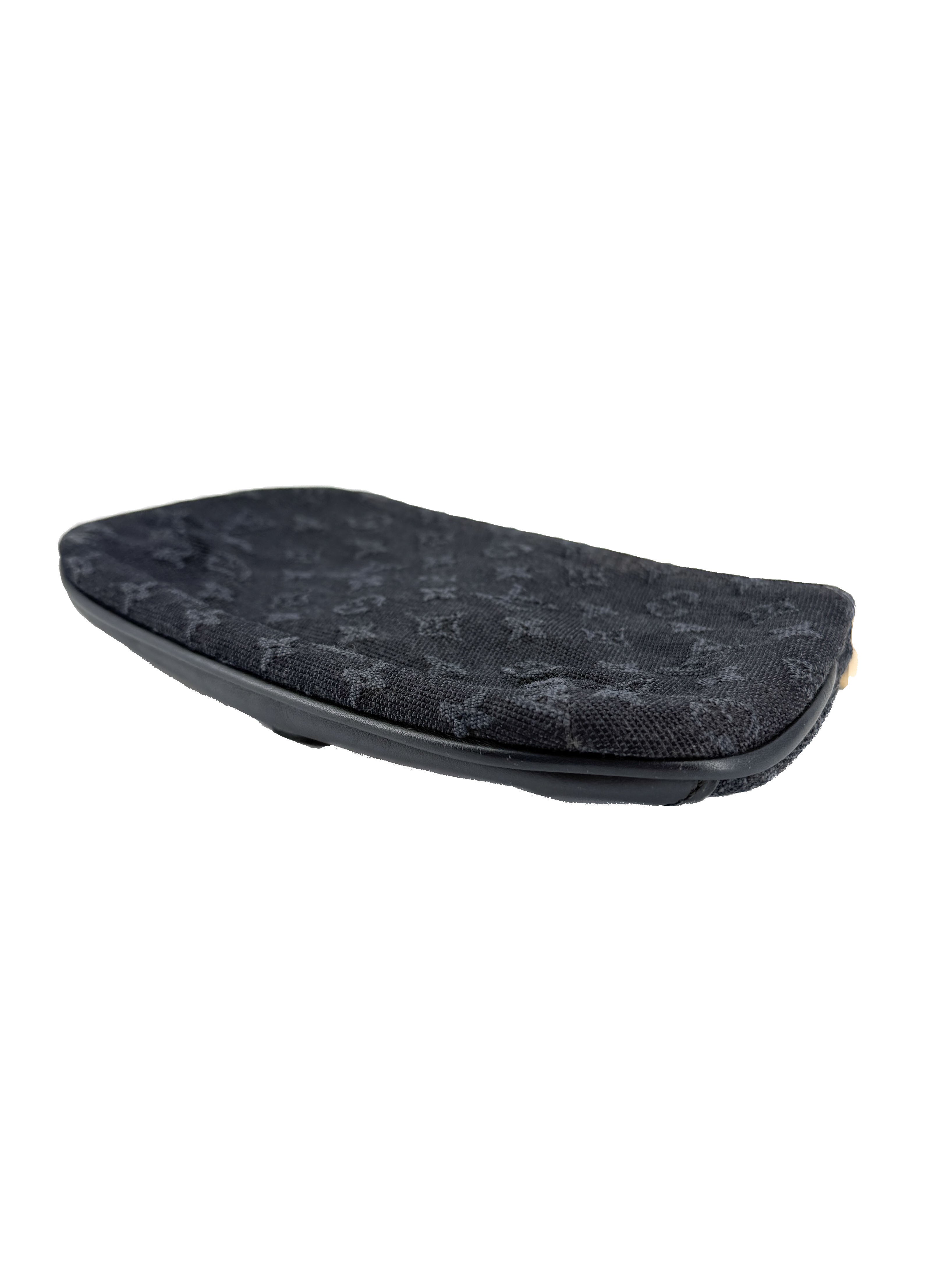 Louis Vuitton navy mini Anne Sophie pochette zip pouch FL0073