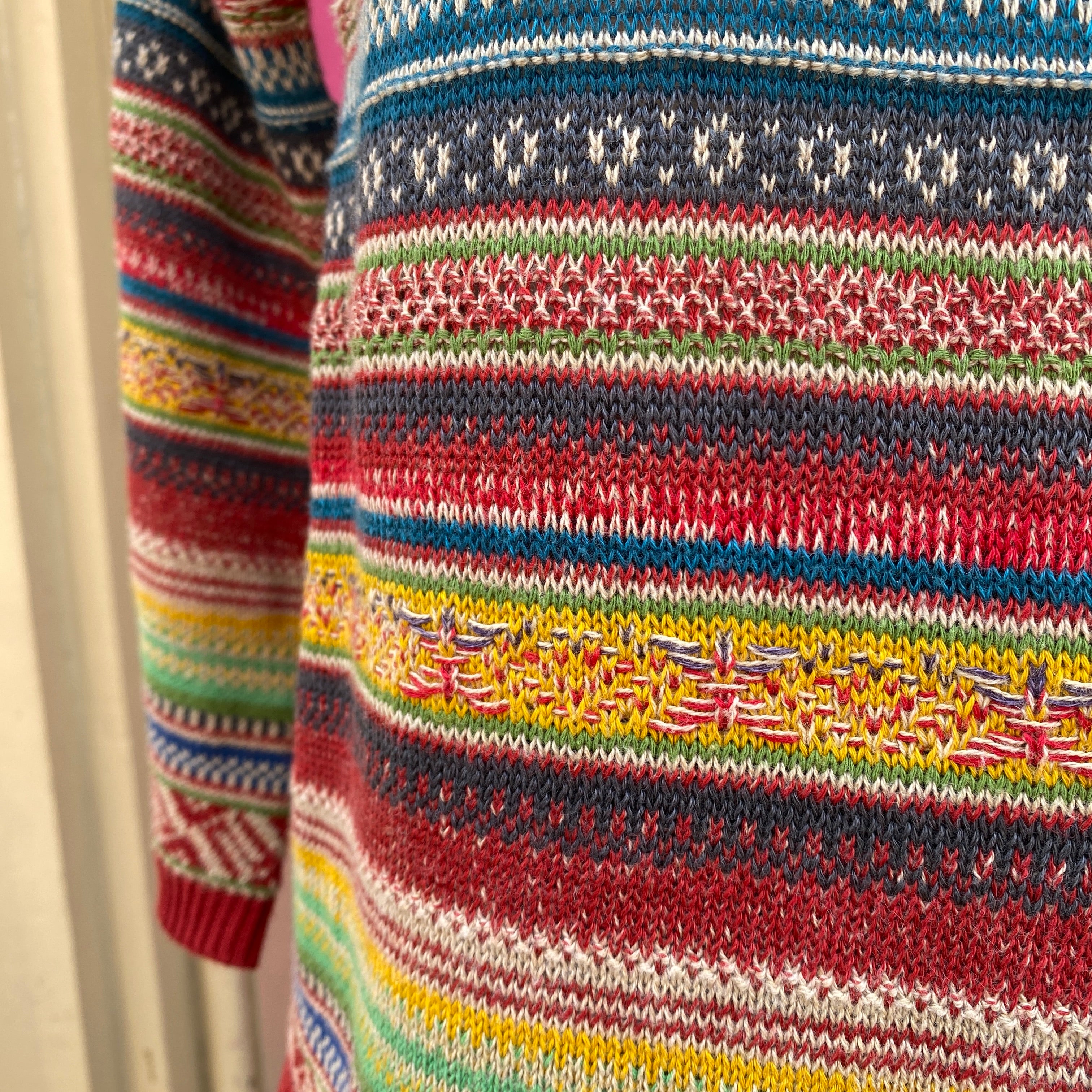 Polo Ralph Lauren multi color sweater size S NWT retail $398