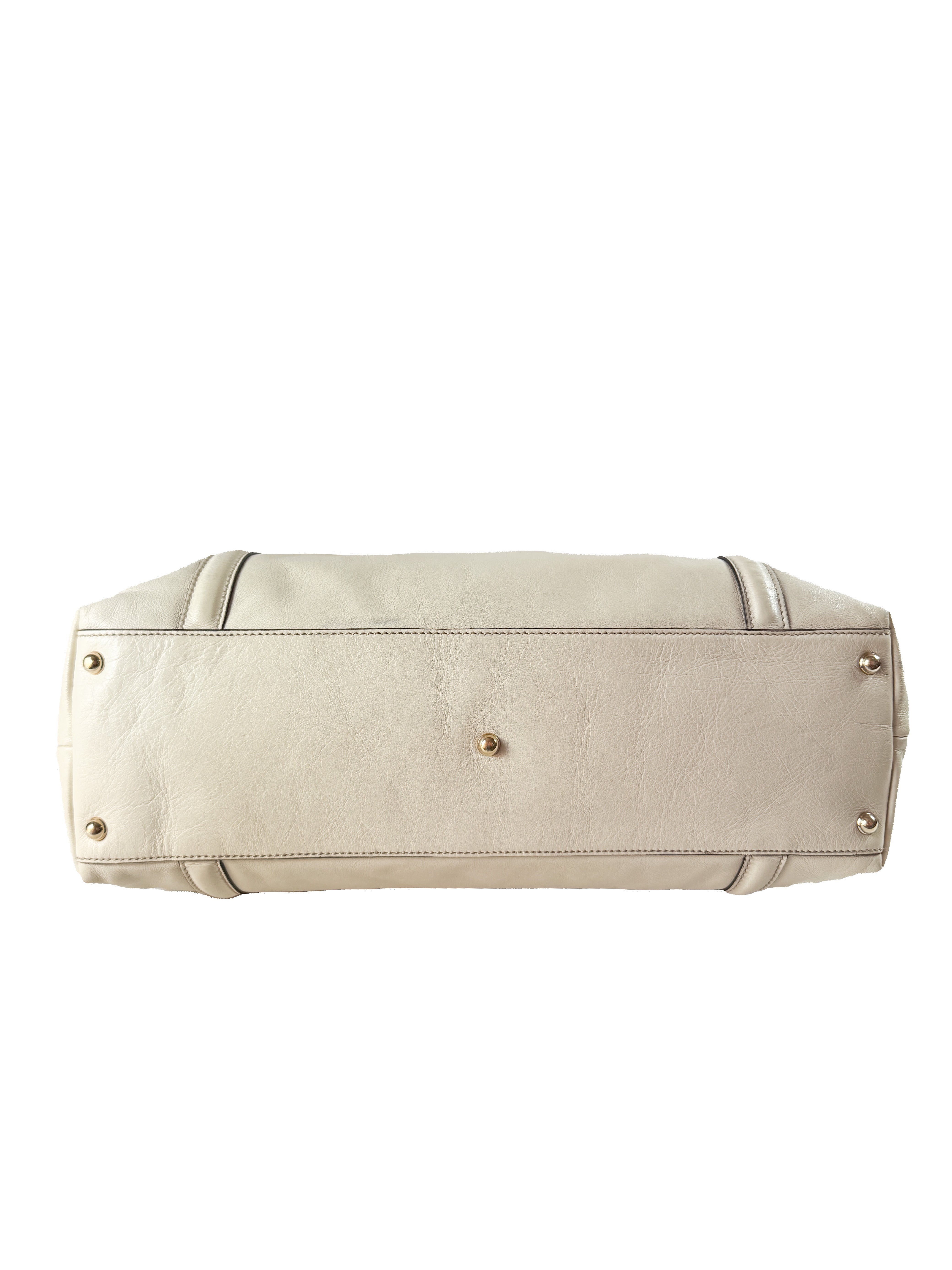 Gucci cream Britt leather shoulder bag 213317 *as is*
