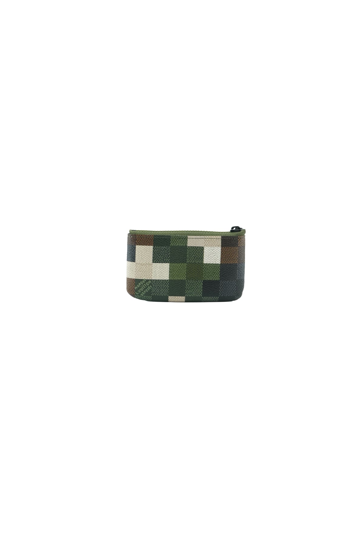 Louis Vuitton damoflage studded pochette cles NFC