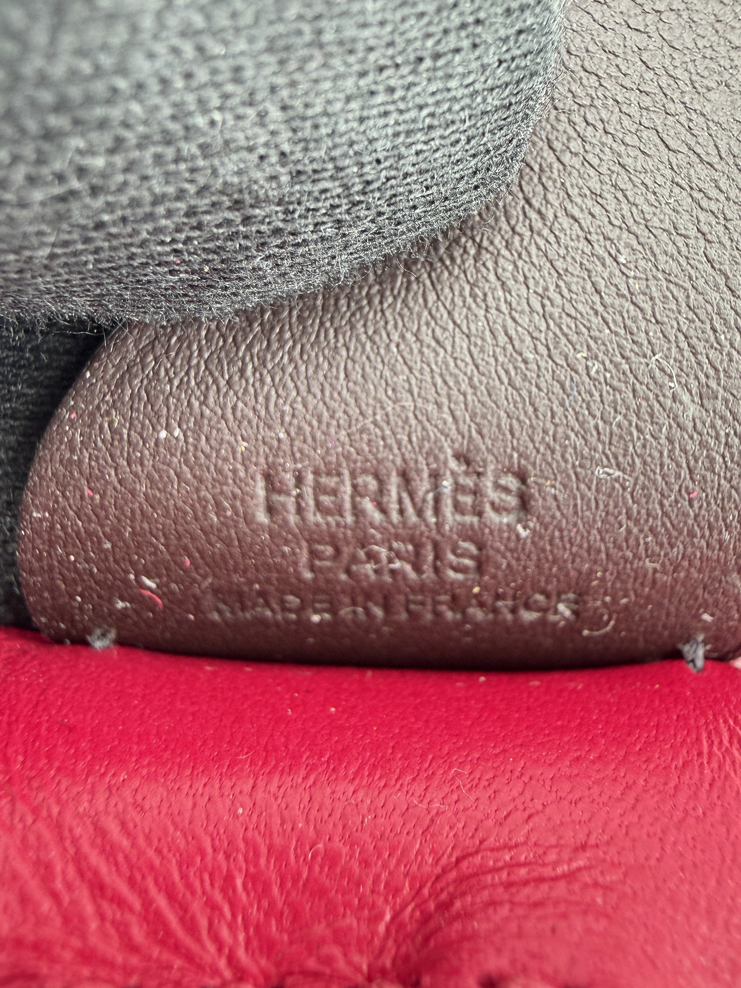 Hermès Rodeo Pegase horse bag charm framboise rose sakura rogue sellier Z AM