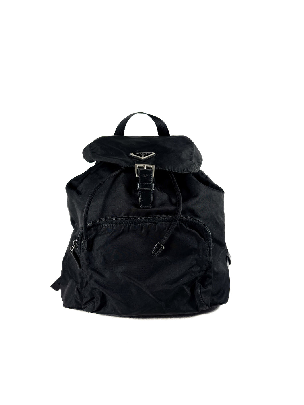 Prada tessuto black nylon backpack