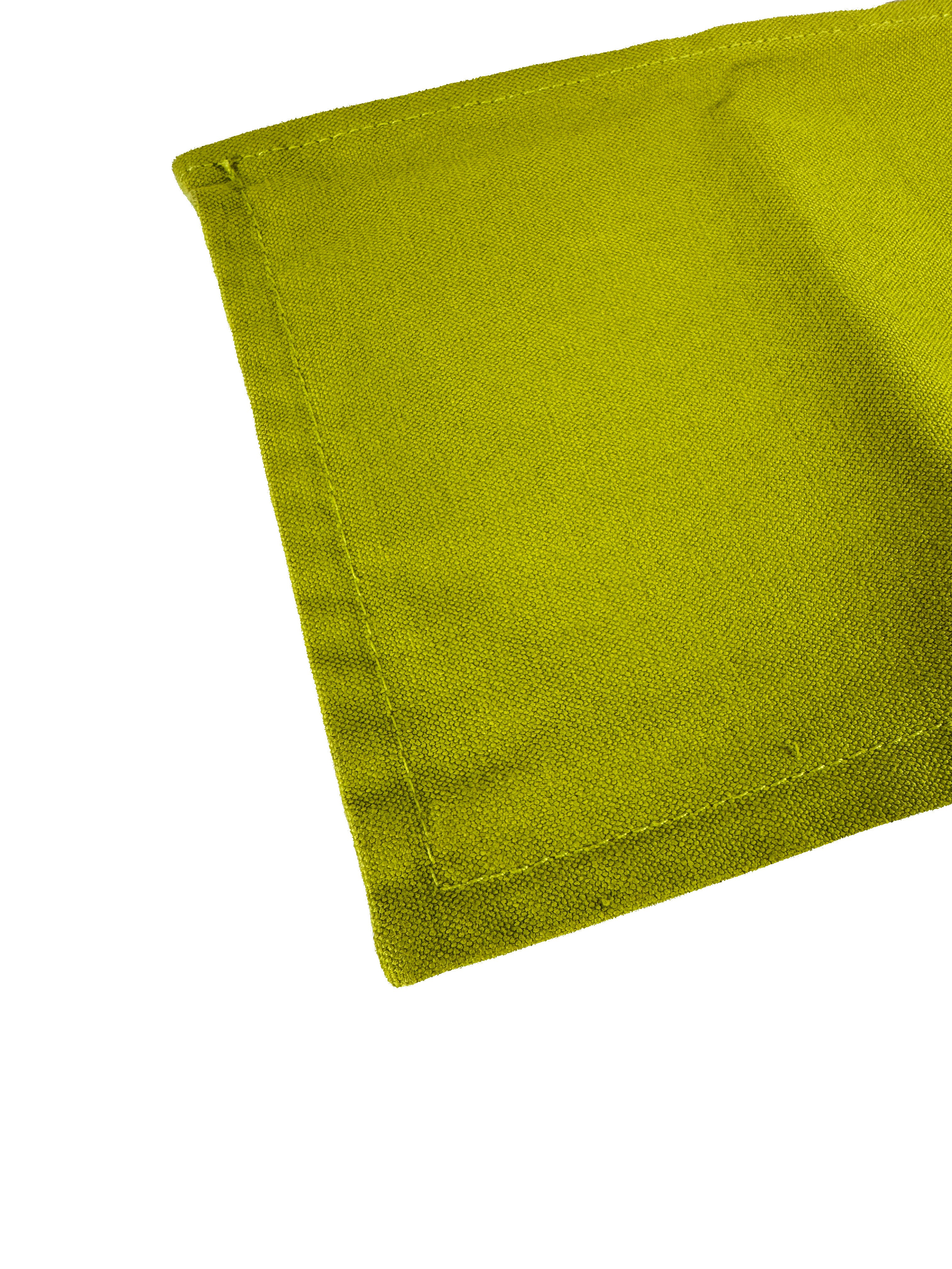 Hermès lime green Bora Bora travel pouch set