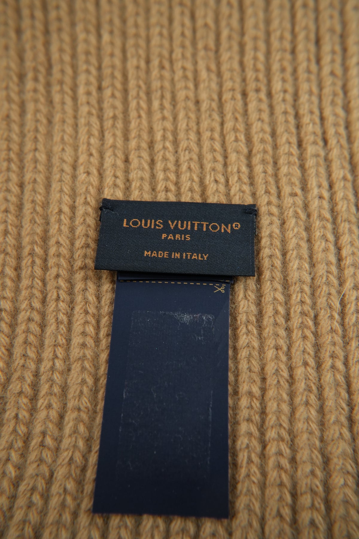 Louis Vuitton brown/cream headline scarf