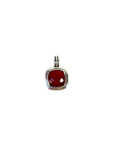 David Yurman sterling silver Carnelian pendant