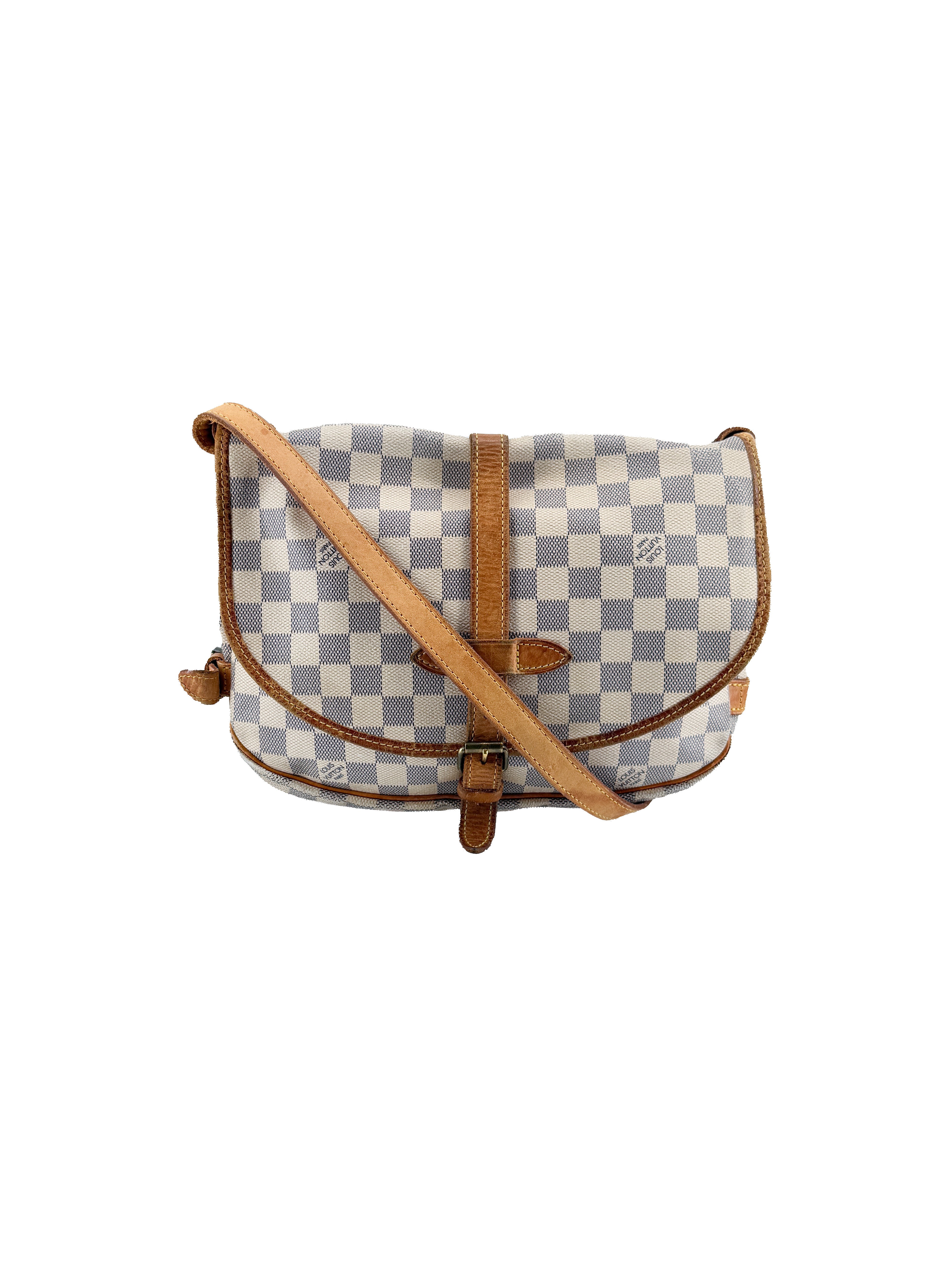 Louis Vuitton damier azur Saumur 30 MB4078