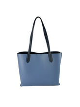 Coach blue leather Willow tote NWT