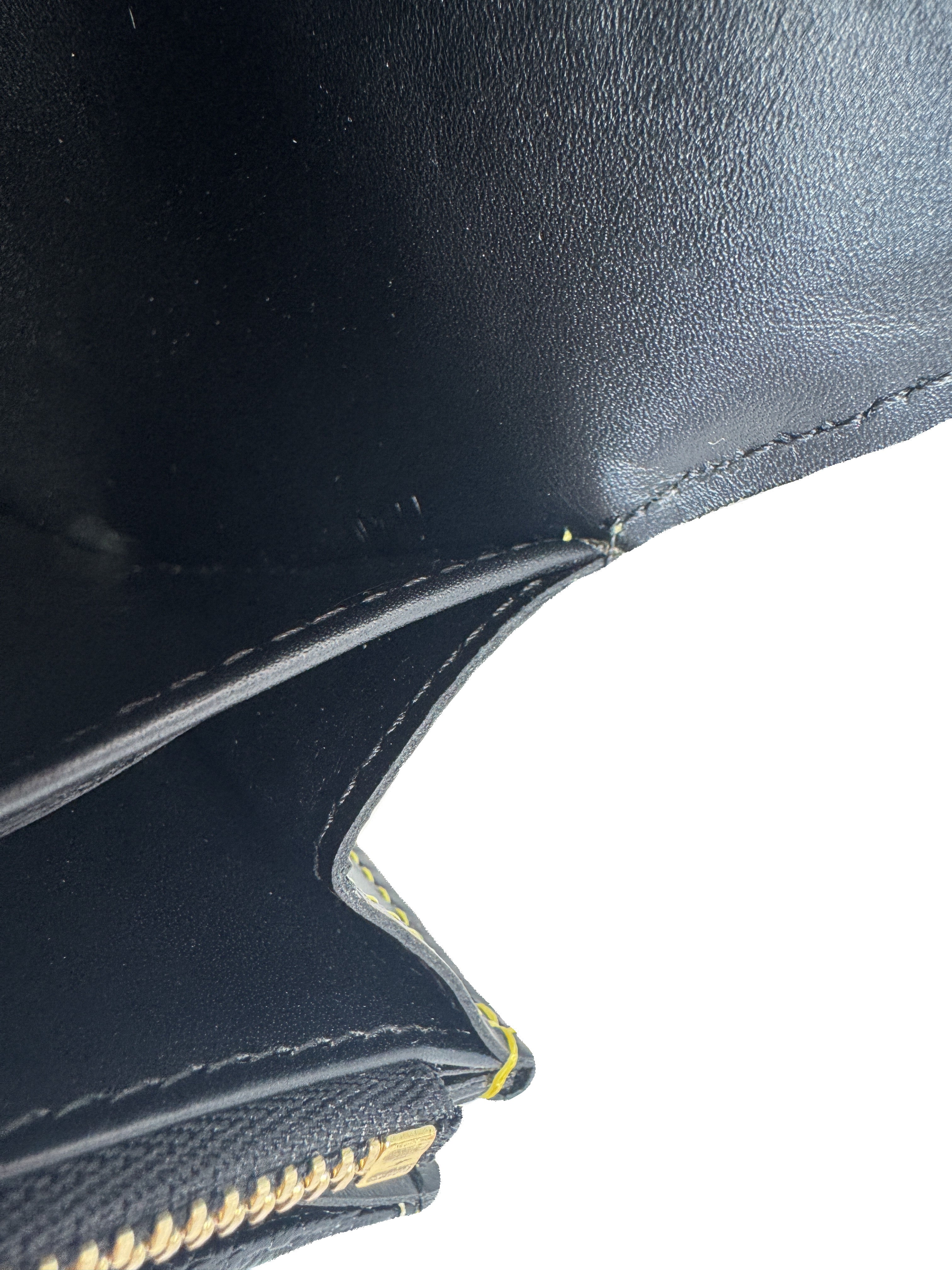 Louis Vuitton black Suhali leather wallet