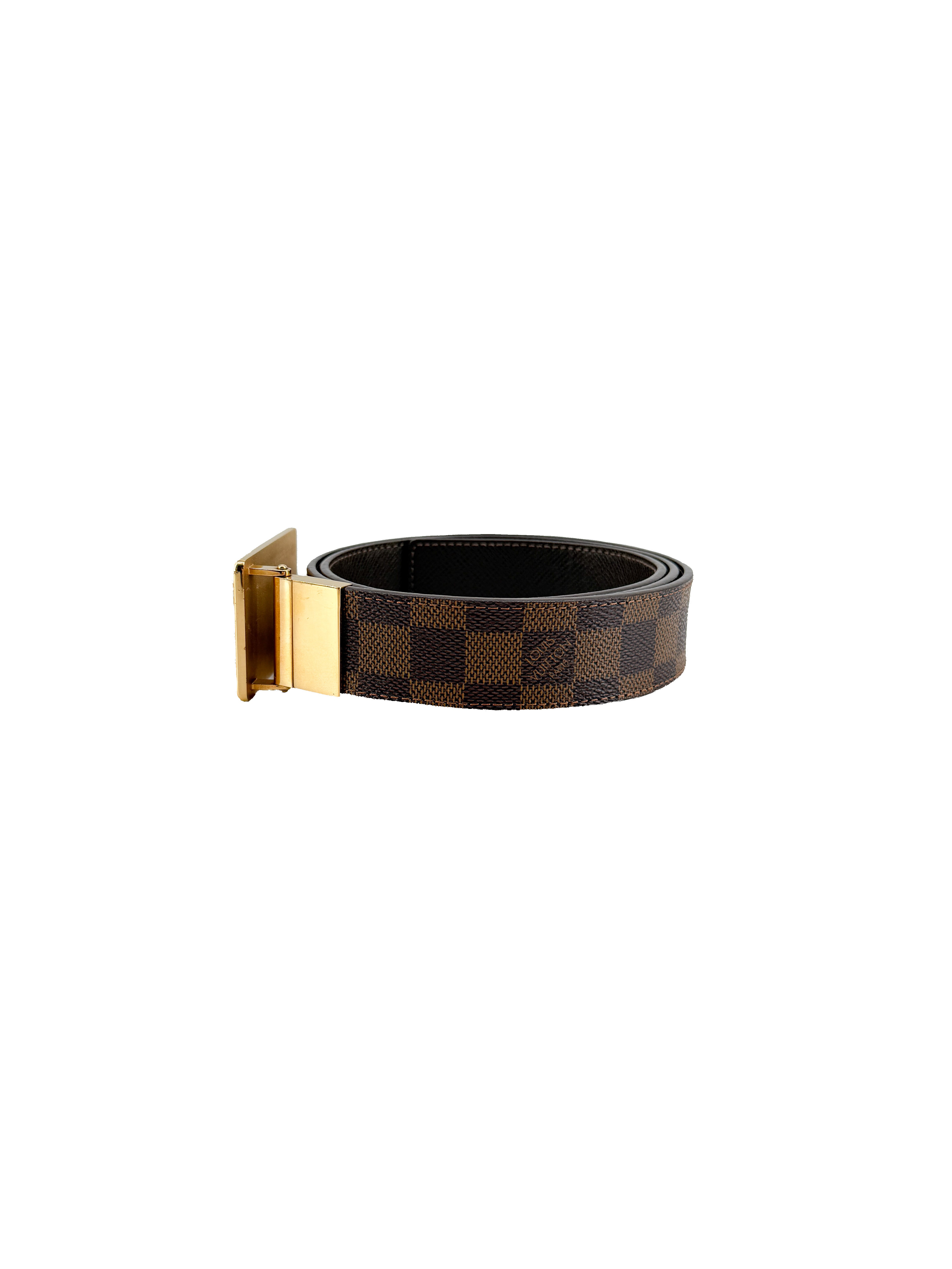 Louis Vuitton damier ebene Iventeur belt size 100 | 40 CT5016