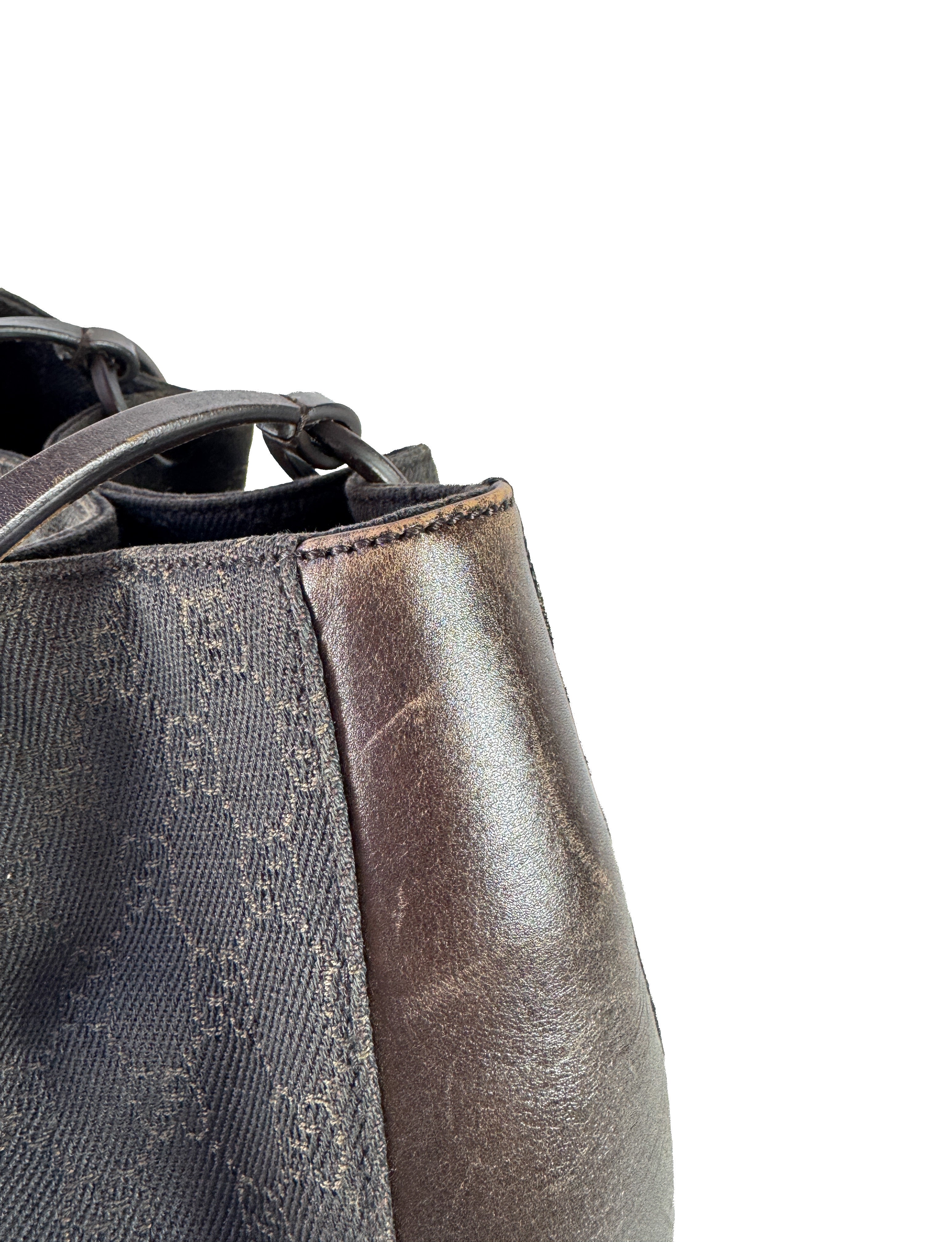 Gucci brown signature canvas tote 101920213048