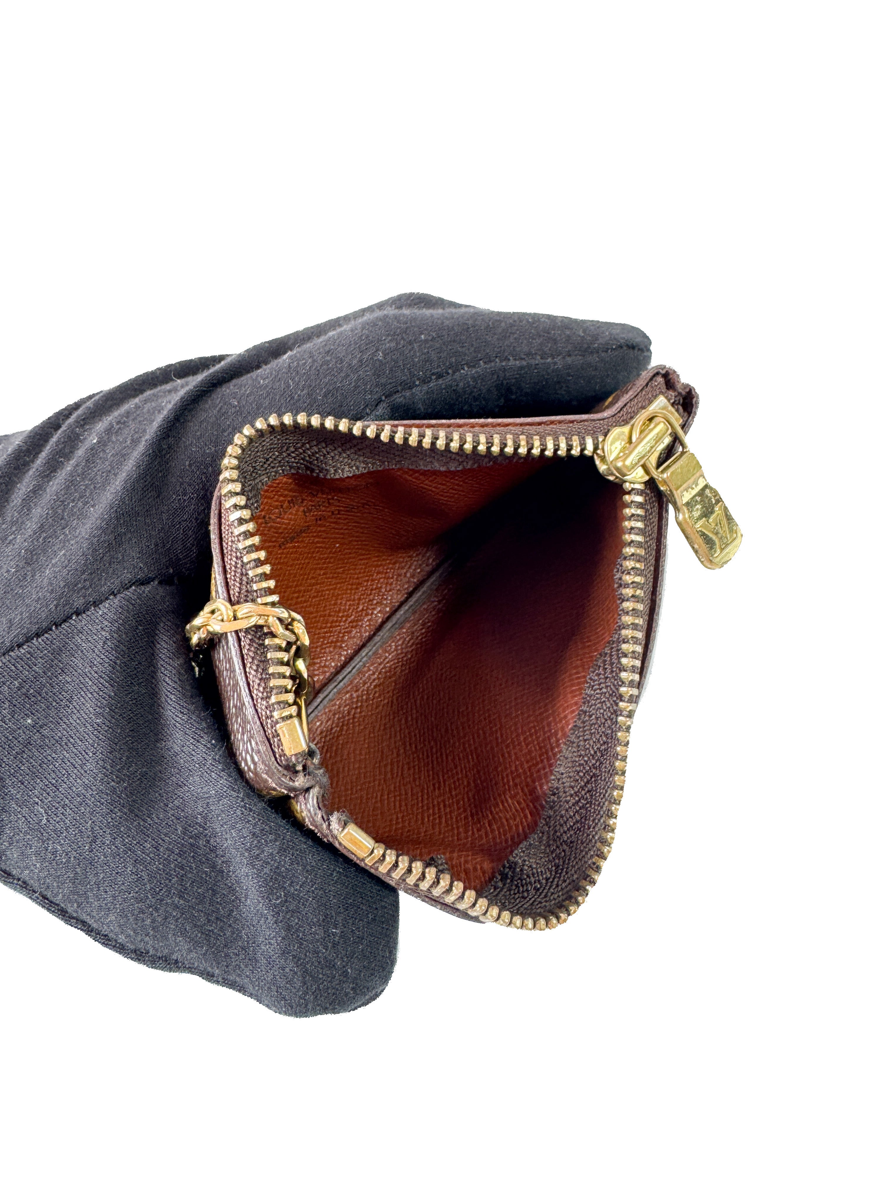 Louis Vuitton monogram key cles pouch SD1021