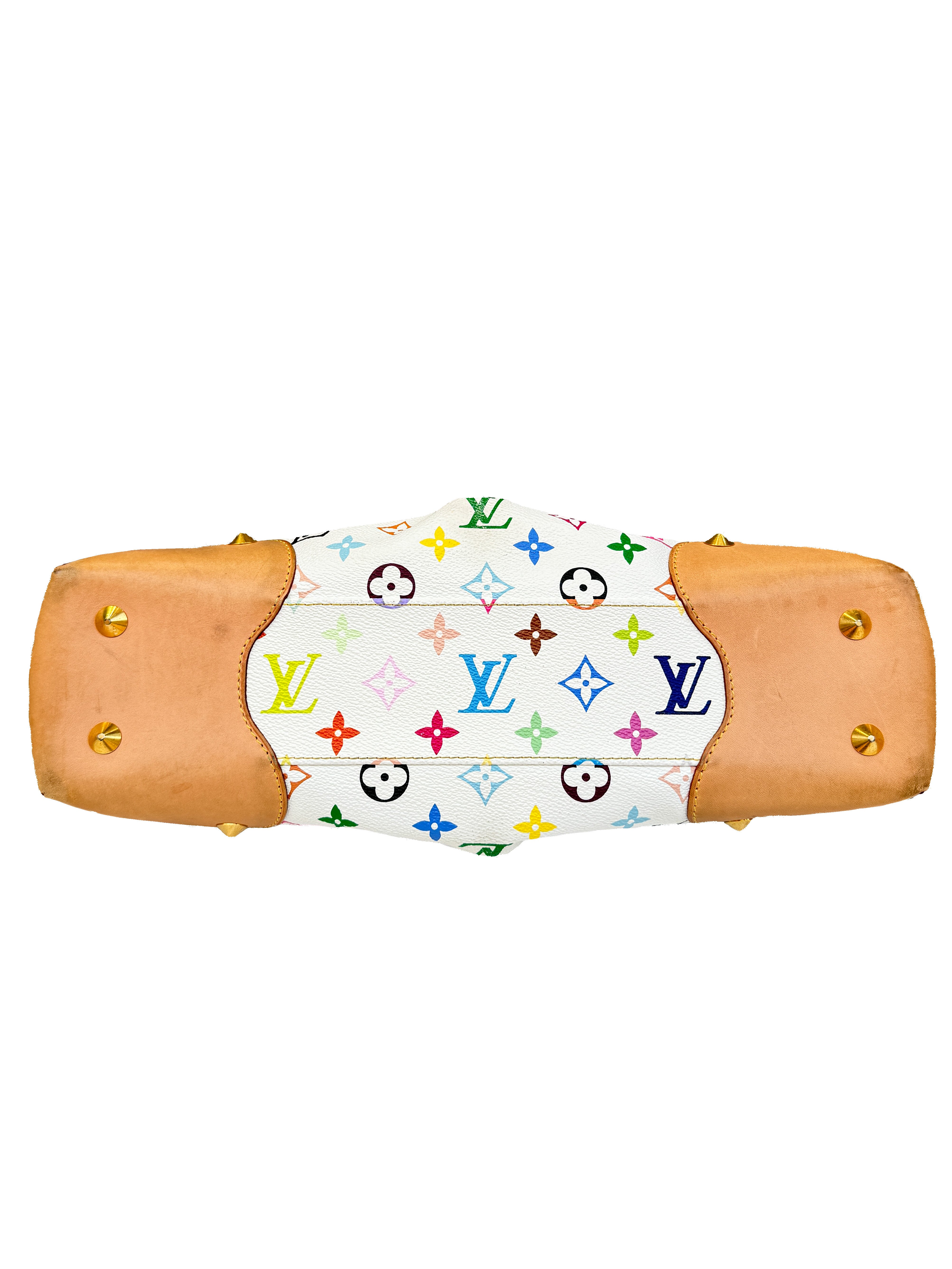 Louis Vuitton white multicolor Judy MM  TR1162