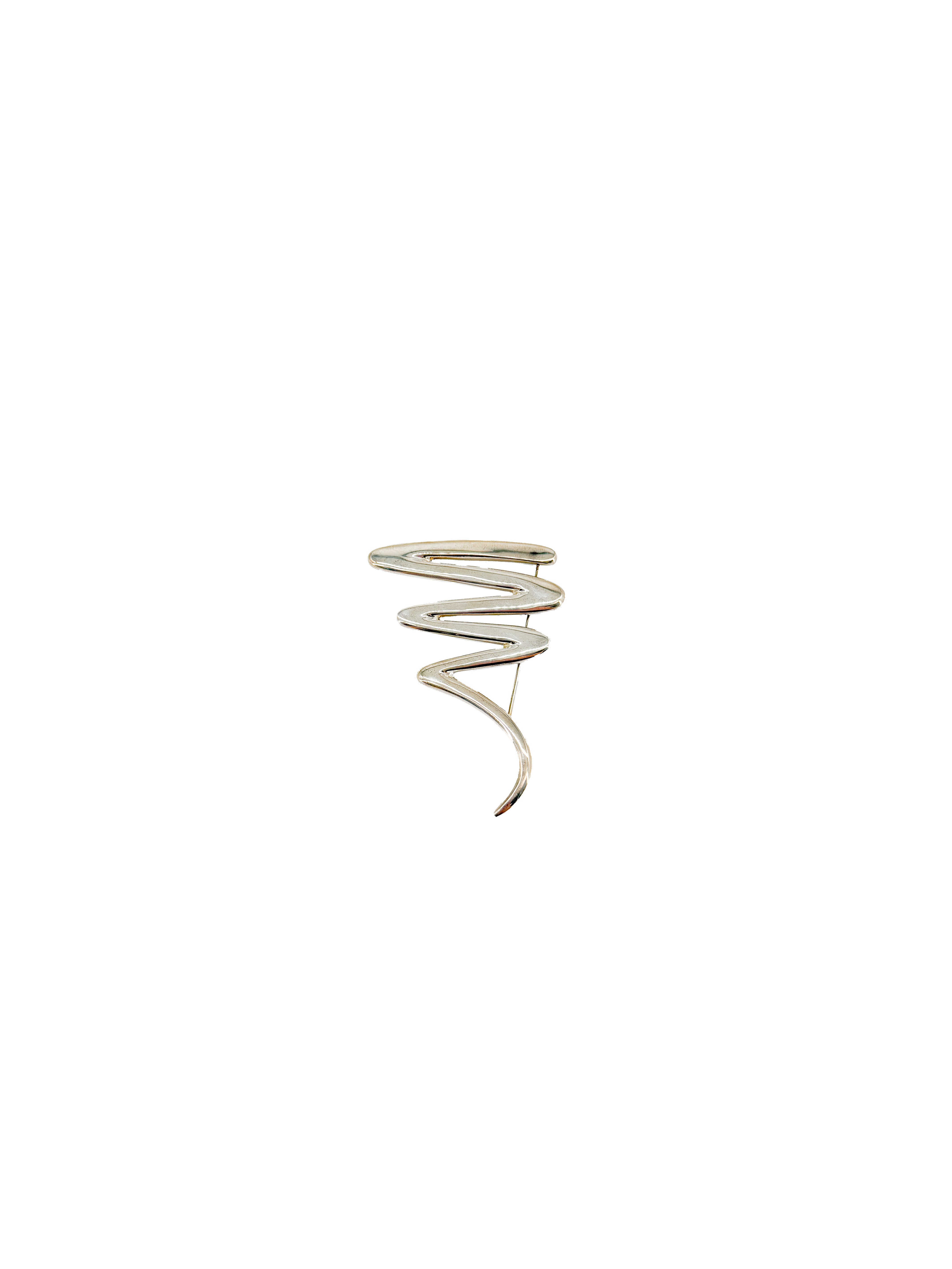 Tiffany & Co Paloma Picasso sterling silver Zig Zag brooch