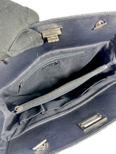 Chanel navy leather reissue quilted aged tote large 17177741