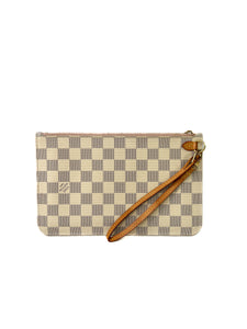 LV Neverfull Pouch Azur