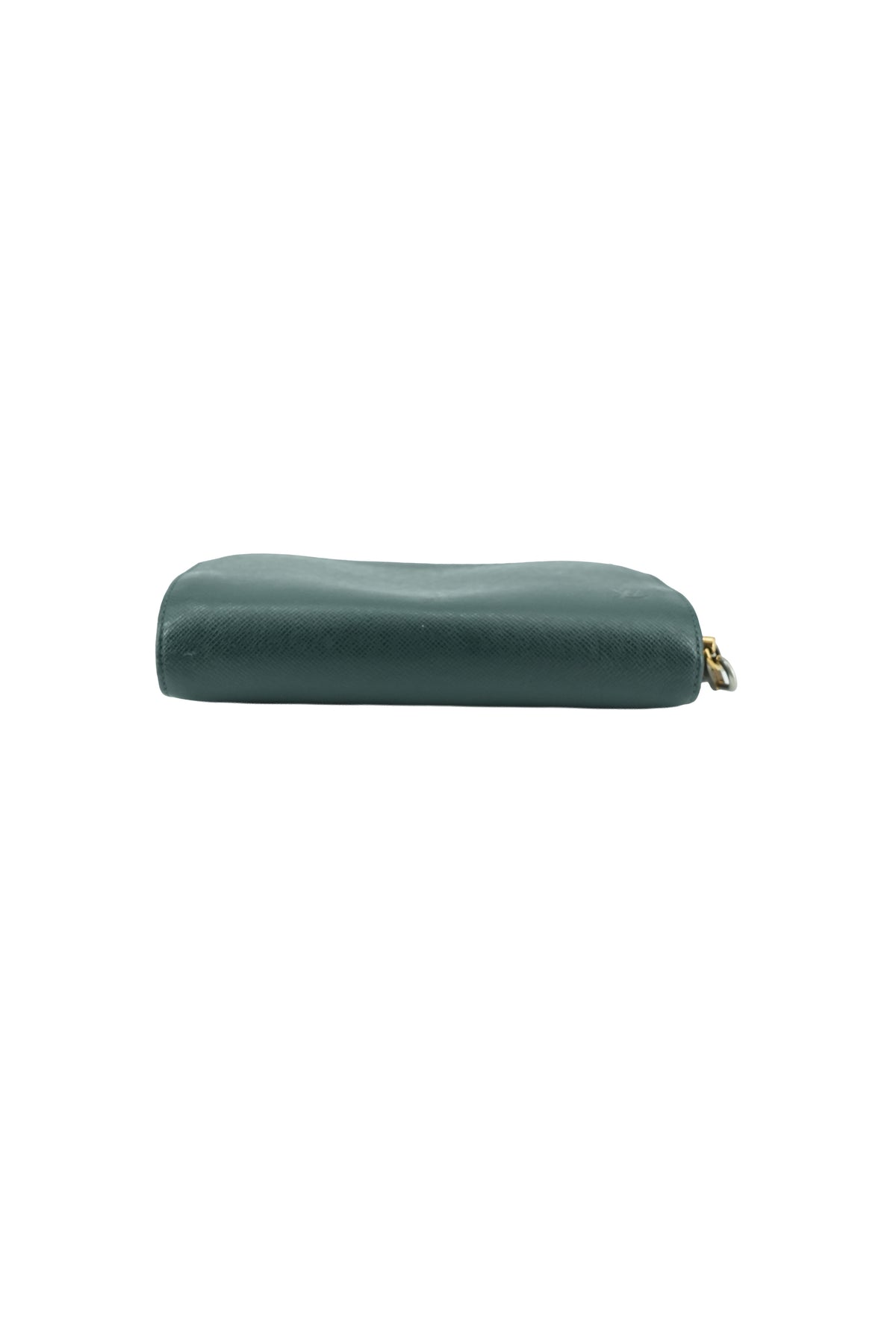 Louis Vuitton green Baikal Taiga leather wristlet/clutch VI0957