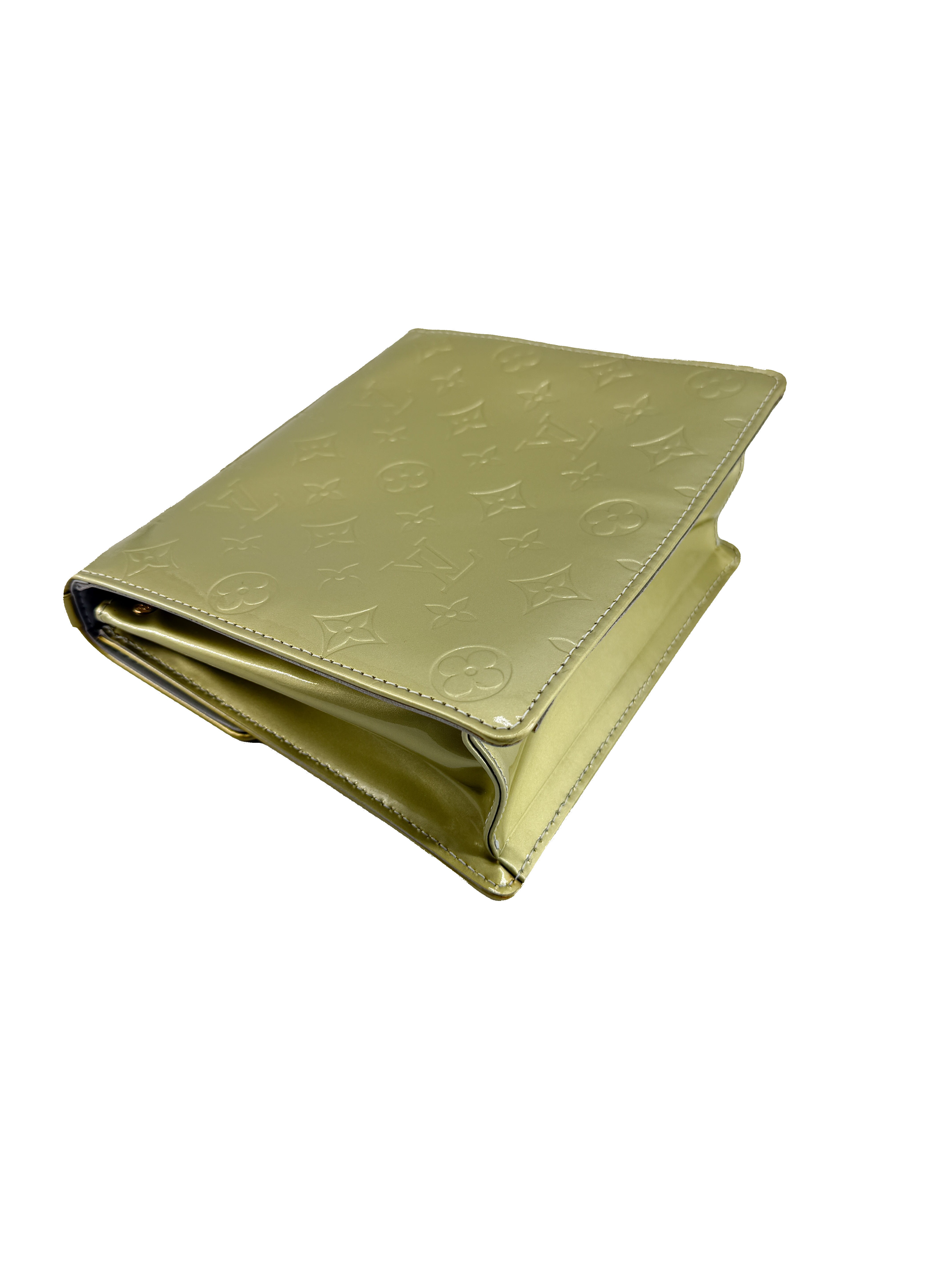 Louis Vuitton green vernis monogram Spring Street VI0021