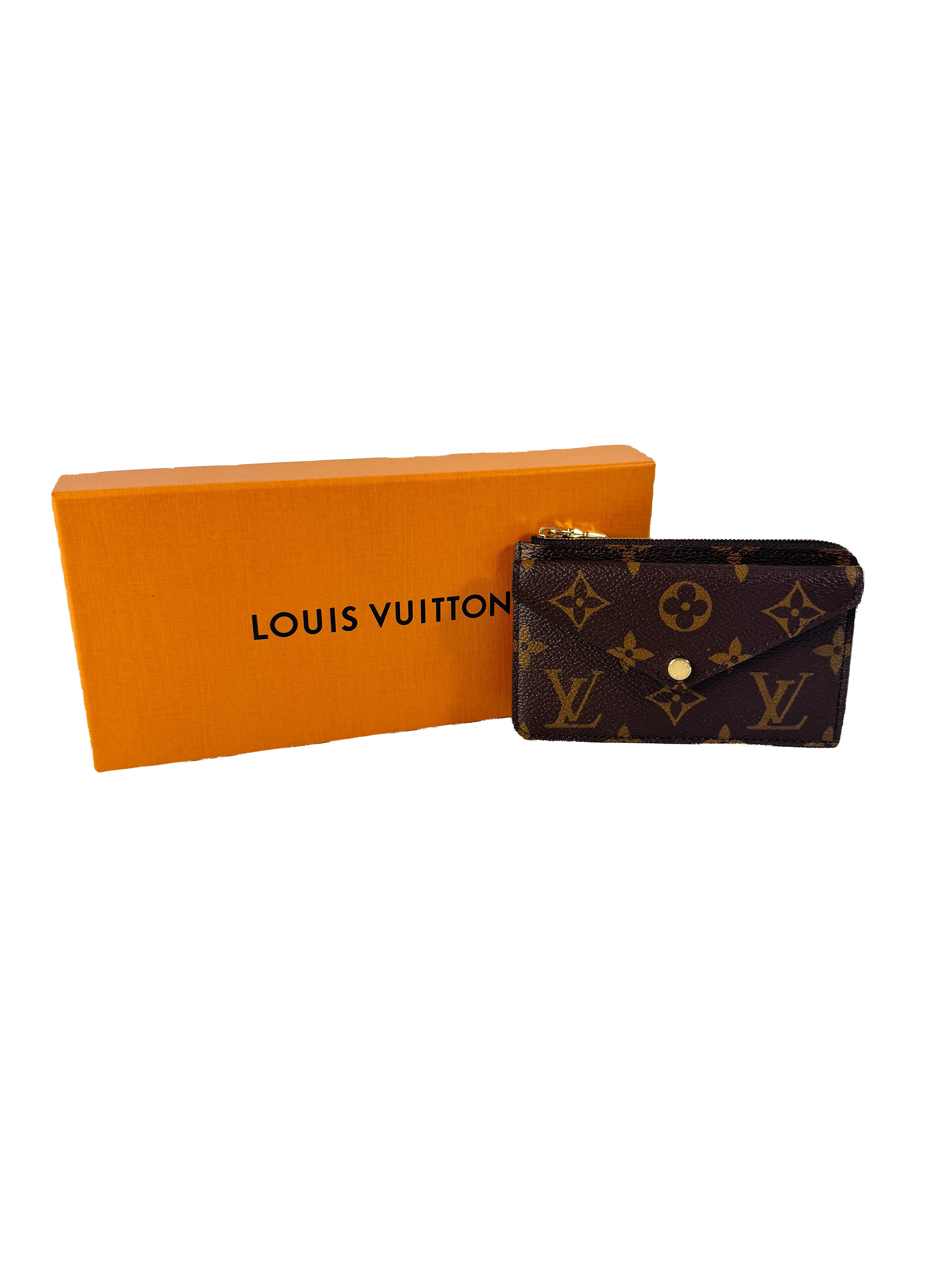 Louis Vuitton monogram Recto Versa card holder black (NFC) retail $660