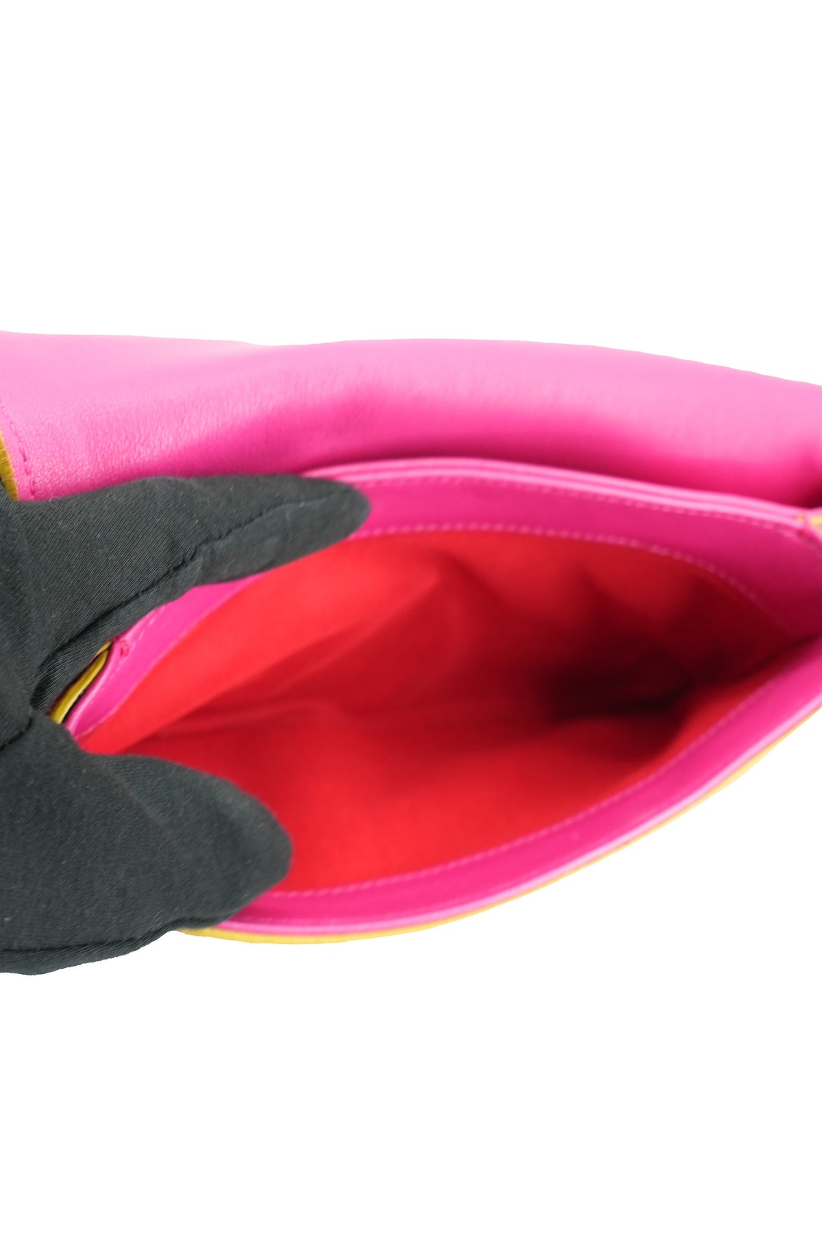 Christian Louboutin hot pink Rougissime  leather crossbody