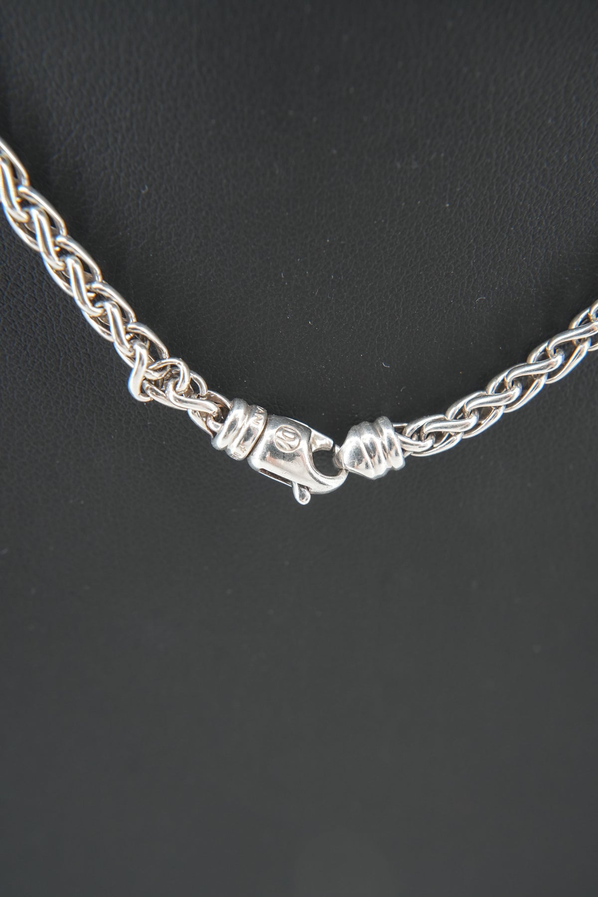 David Yurman sterling silver, 14k yellow gold, blue topaz Albion necklace
