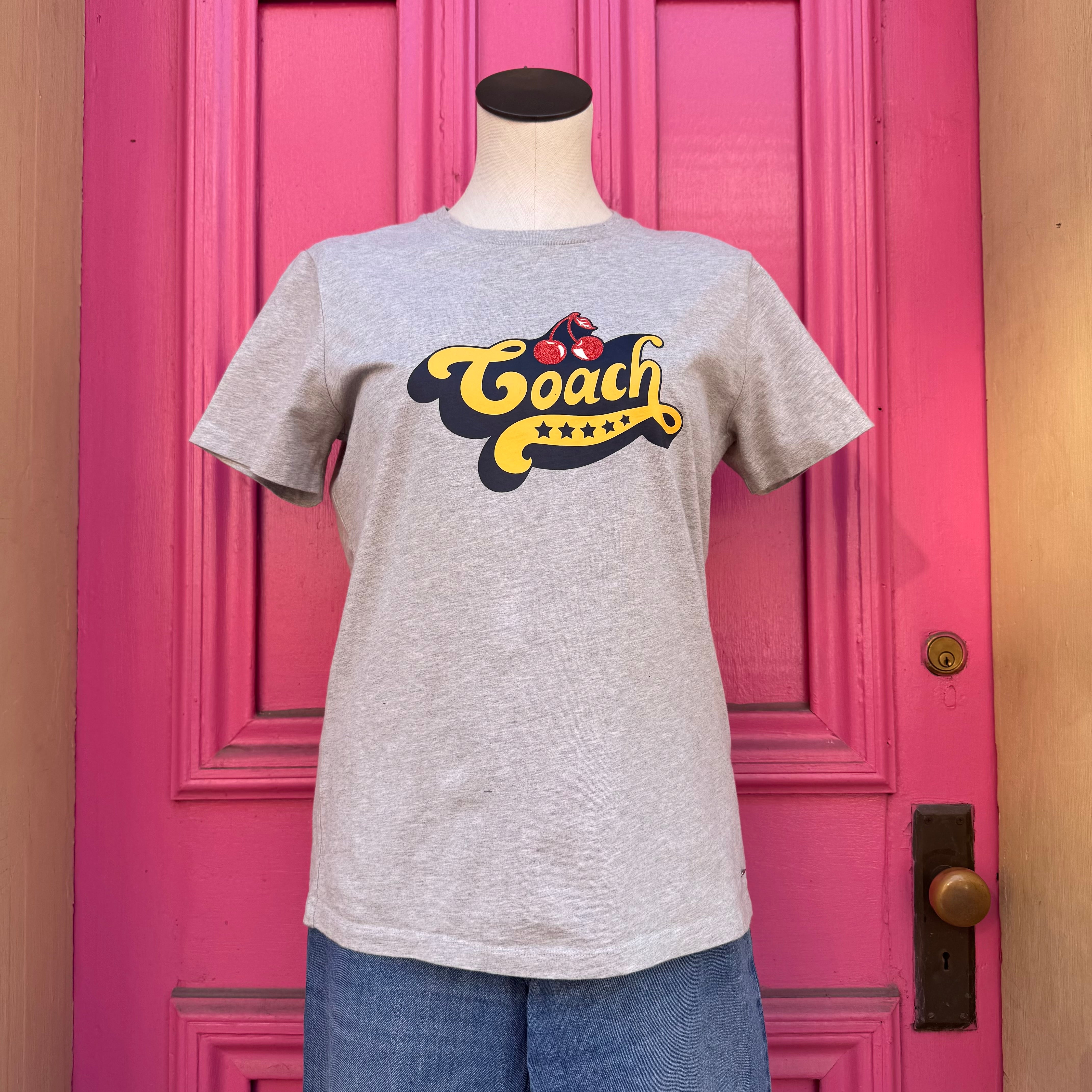 Coach logo graphic tee size S