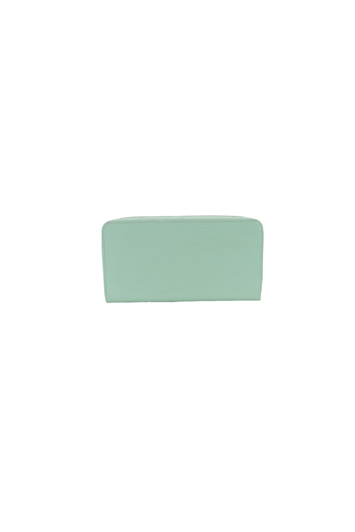 Louis Vuitton light green epi electric wallet CA0162