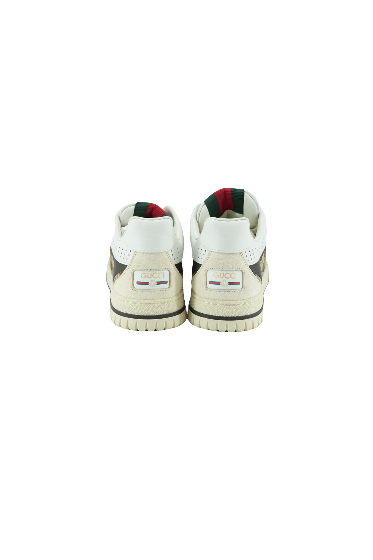 Gucci re-web leather sneakers size 38.5 NEW