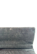 Chanel pewter chevron CC beauty clutch 21254464