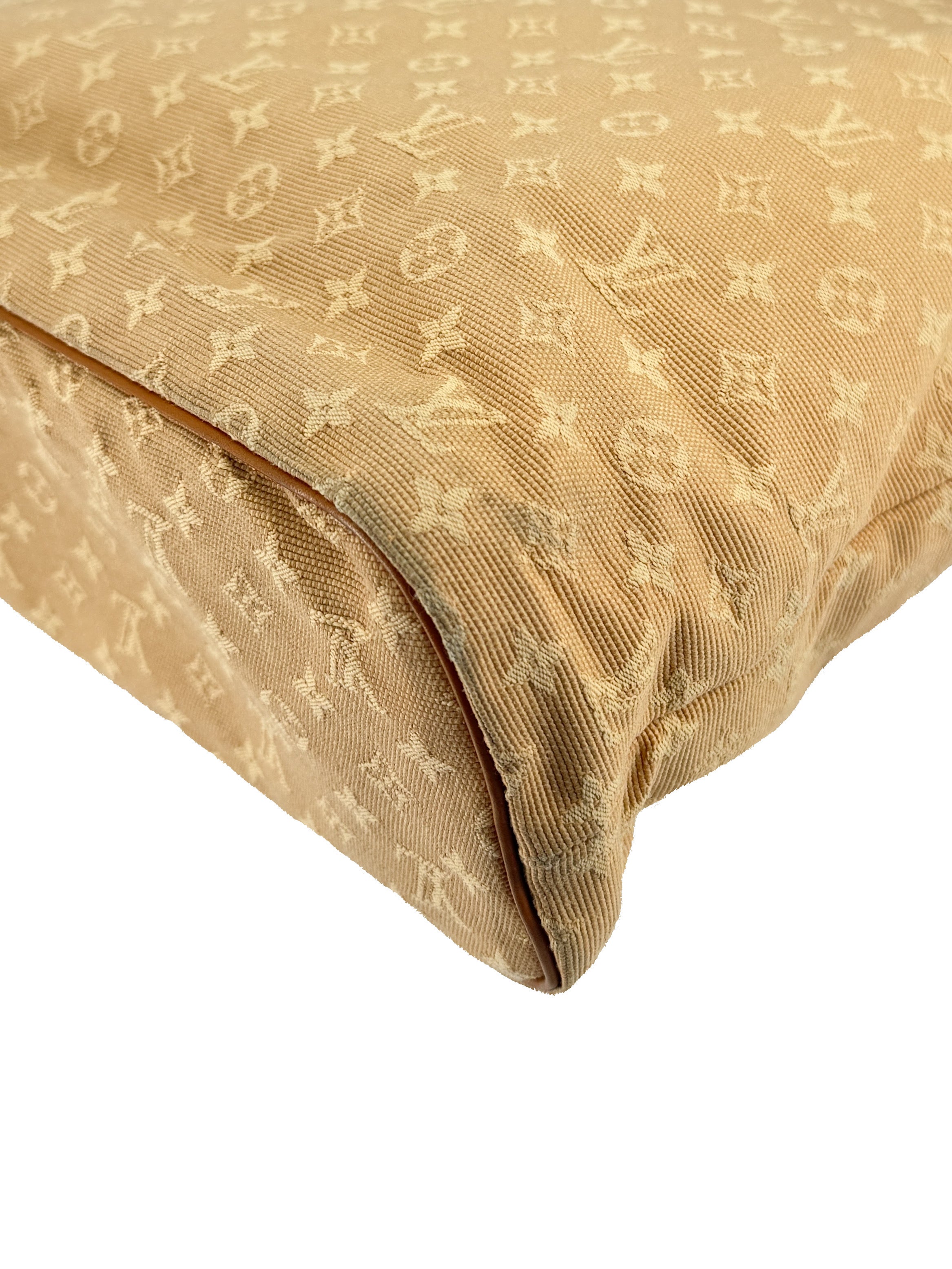 Louis Vuitton beige Mini Lin Lucille tote SR0024