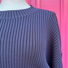 Nicholas navy ribbed top skirt set size S/M