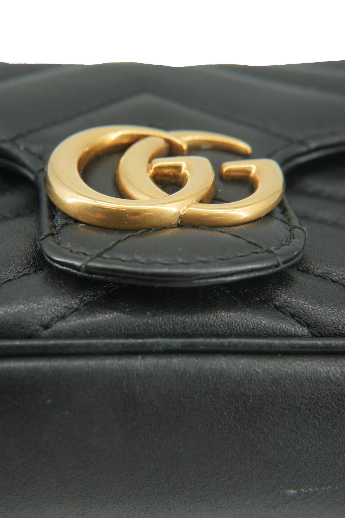 Gucci black Marmont flap super mini 476433 0959