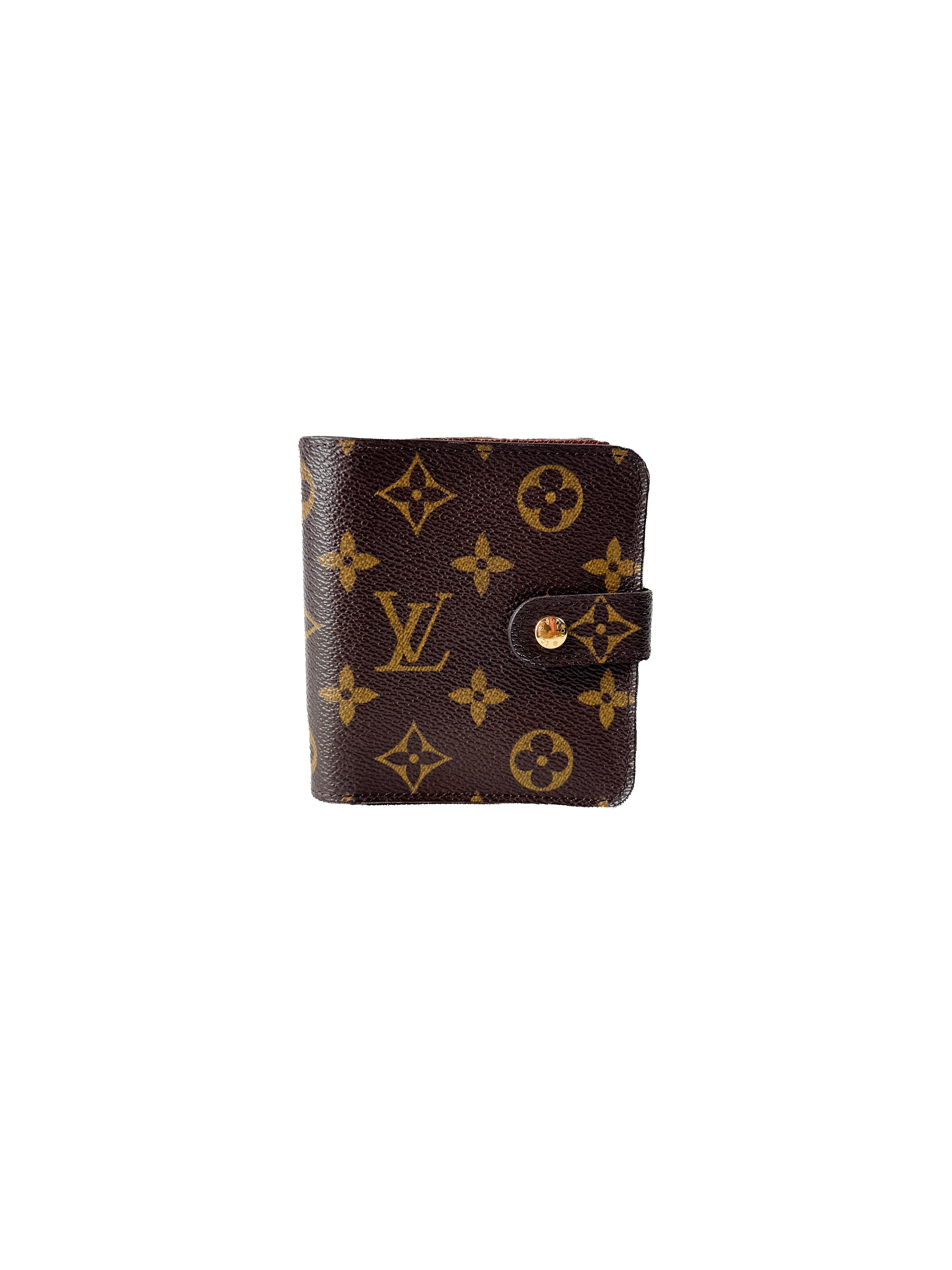 Louis Vuitton monogram compact wallet CT0064