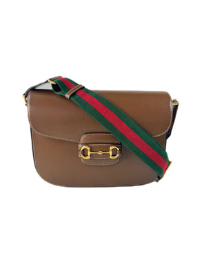 Gucci brown Horsebit 1955 shoulder bag 213317