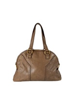 Saint Laurent taupe leather large Muse 002122