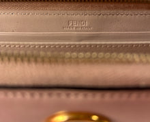 Fendi blush pink Kan I F slim zip around wallet