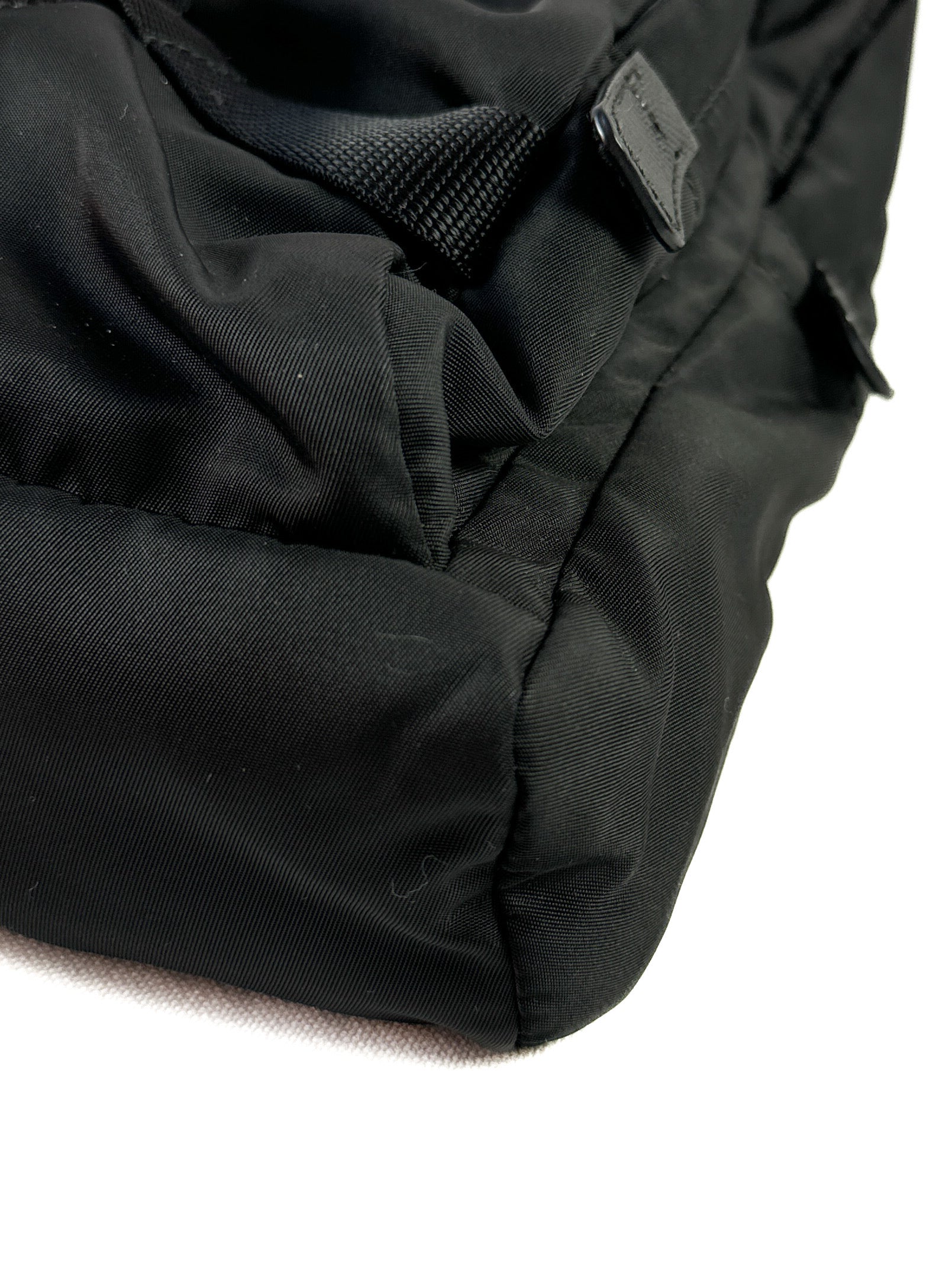 Prada black nylon Tessuto sling backpack **as is**