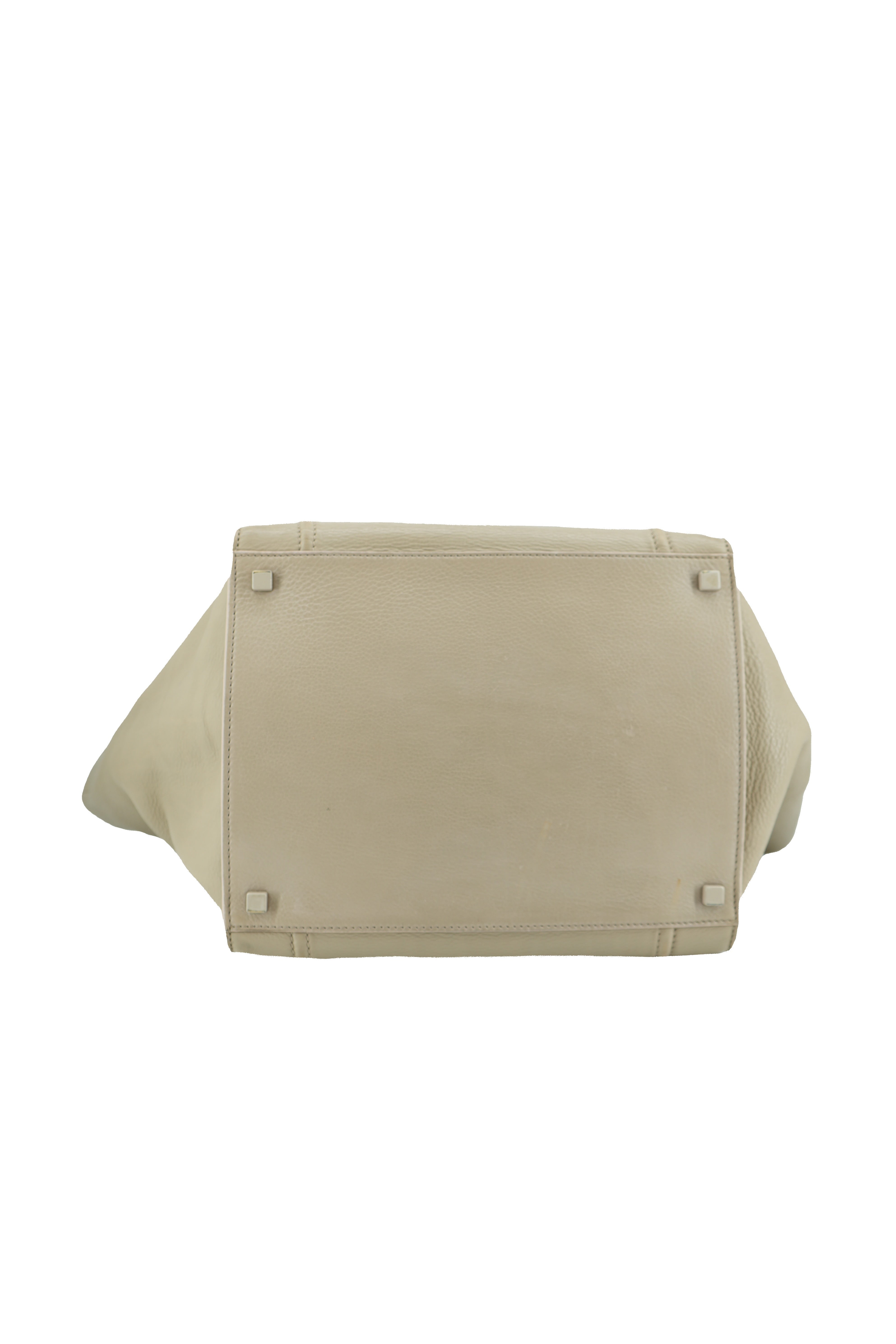 Celine beige leather Phantom bag S-GU-0122