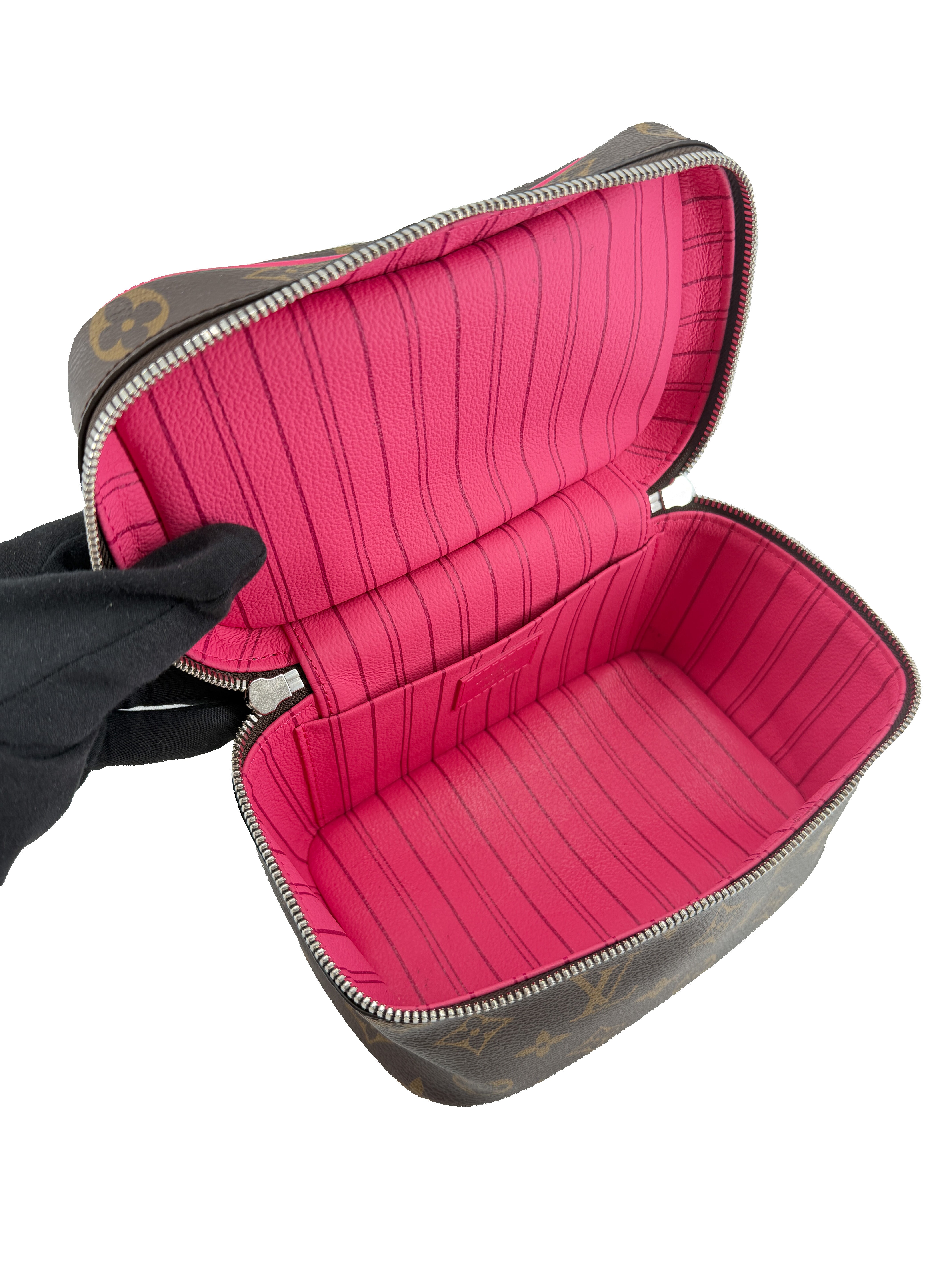 Louis Vuitton monogram pink Nice mini vanity NFC