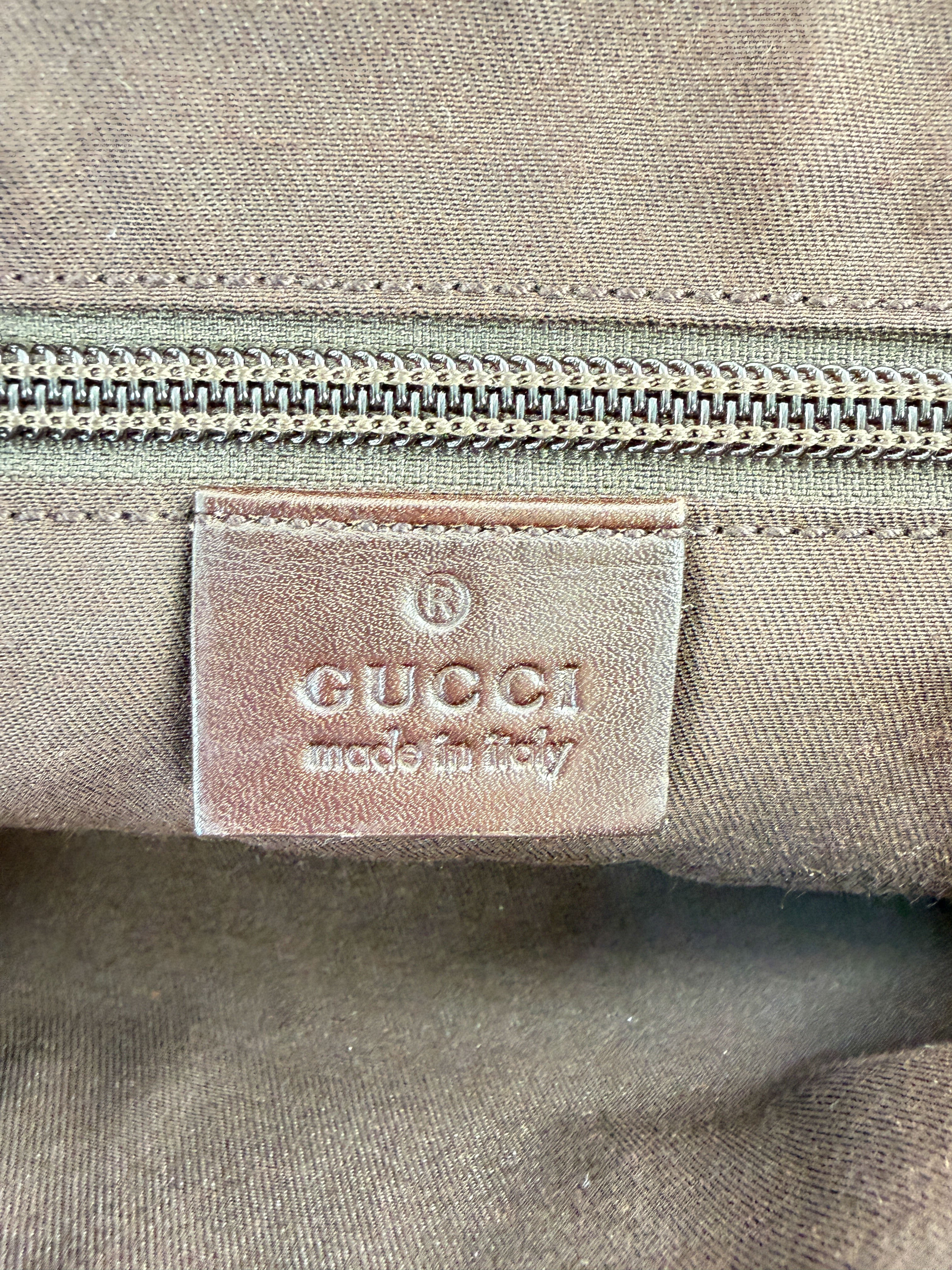 Gucci brown perforated sig. belt bag 145851 492695