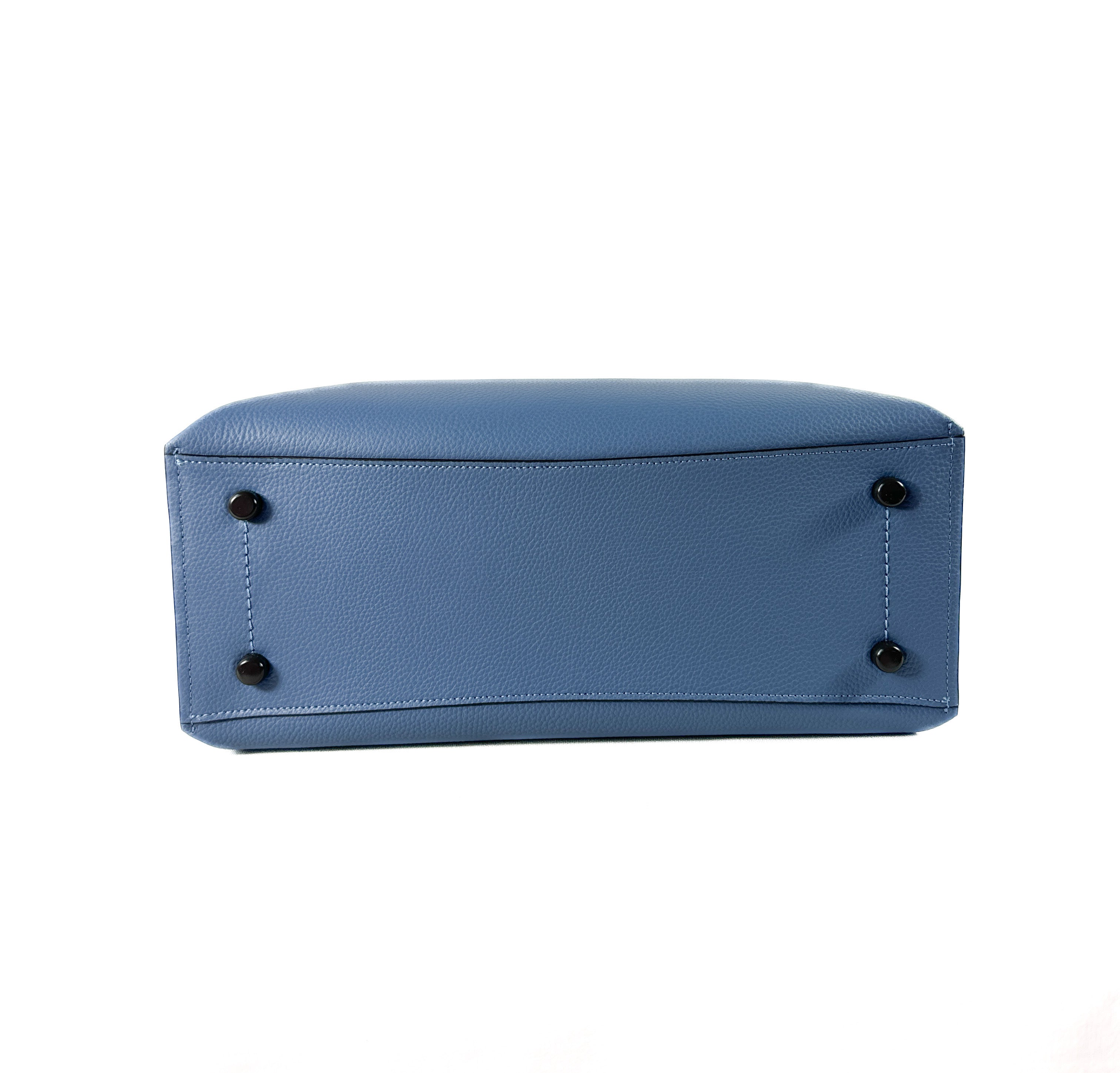 Coach blue leather Willow tote NWT