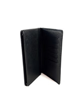 Louis Vuitton black Epi brazza slim wallet CA0041