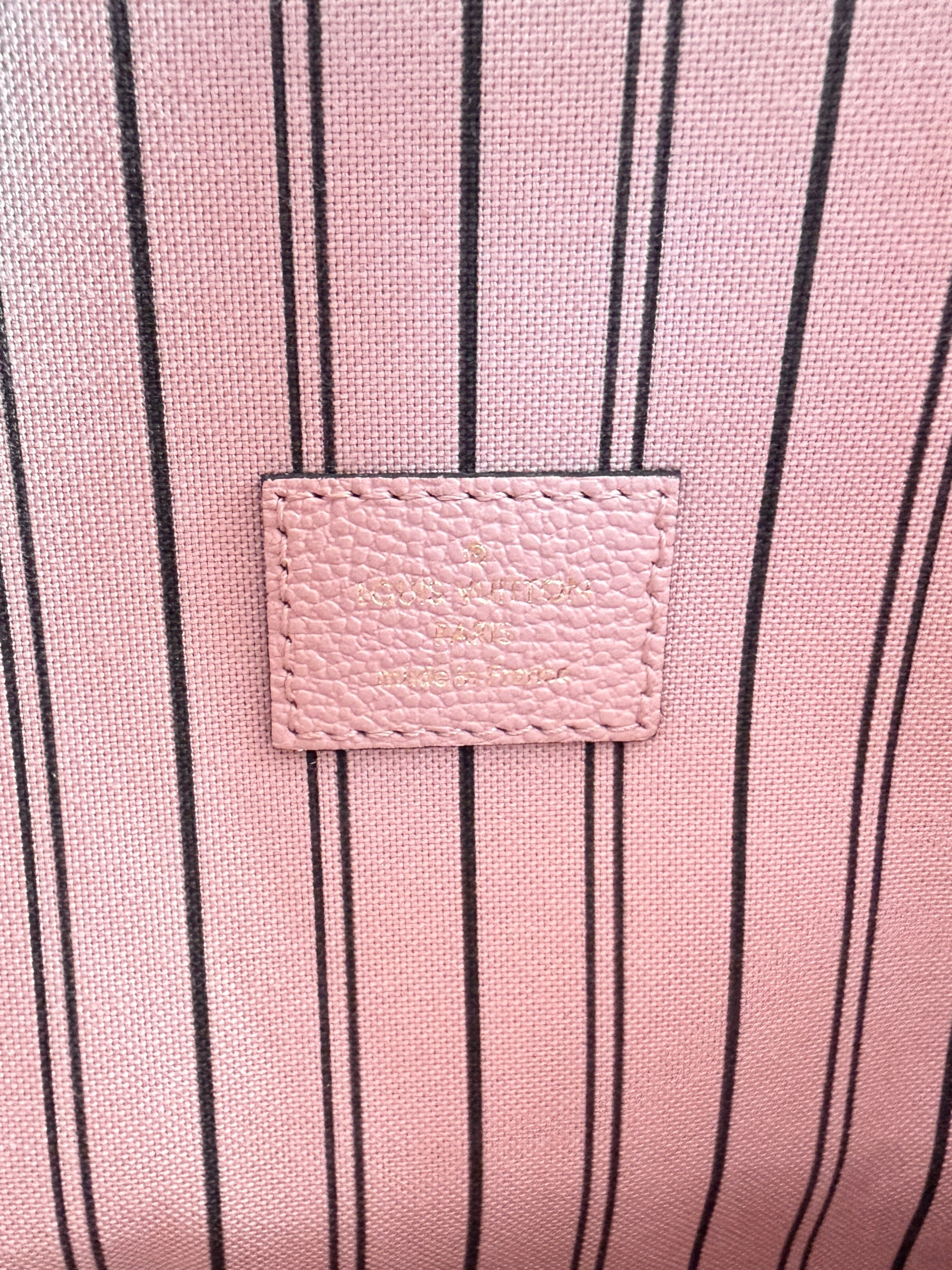 Louis Vuitton empreinte pochette metis rose poudre DU2108