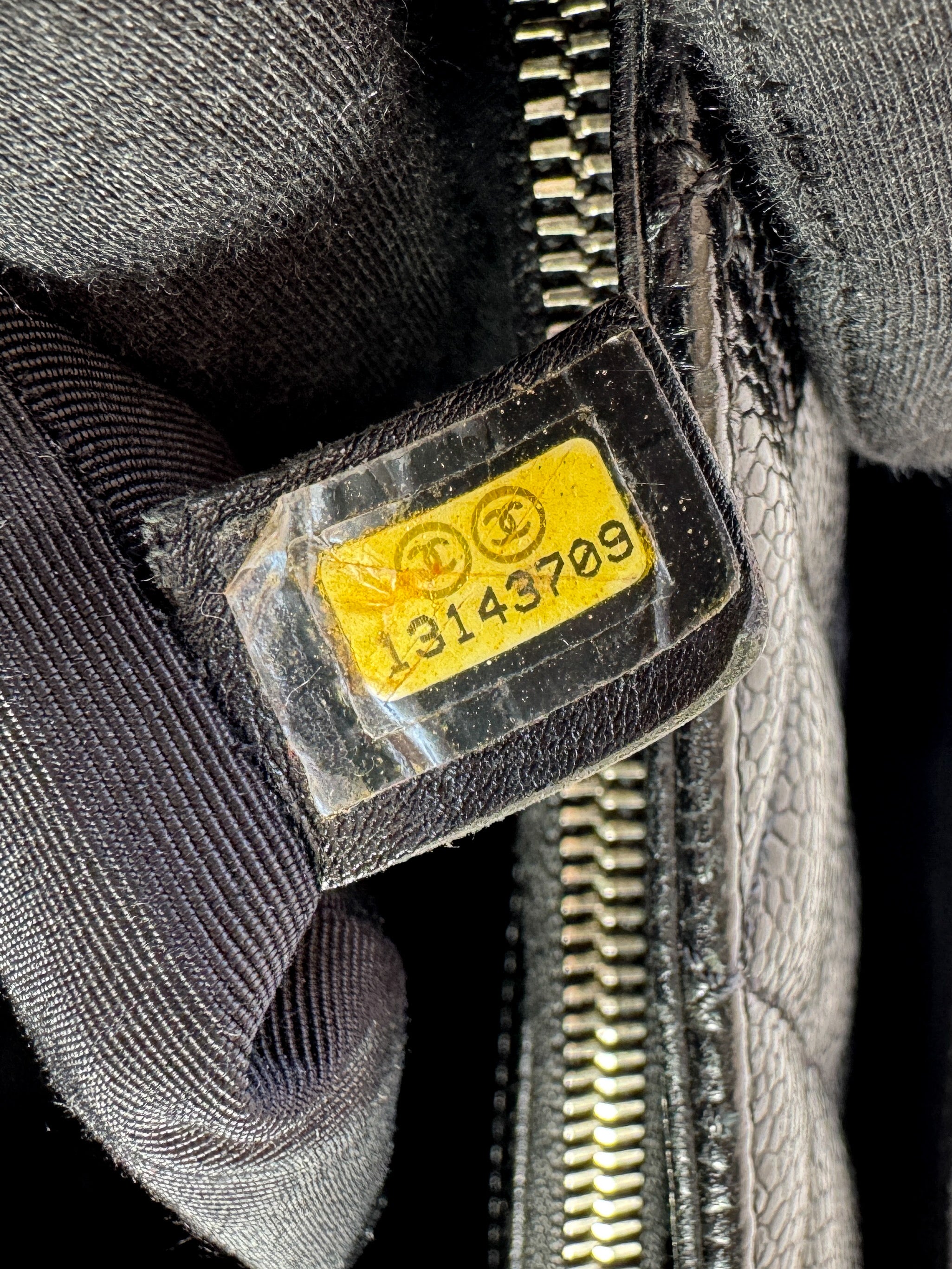 Chanel GST Grand Shopper Black Caviar Tote 13143709