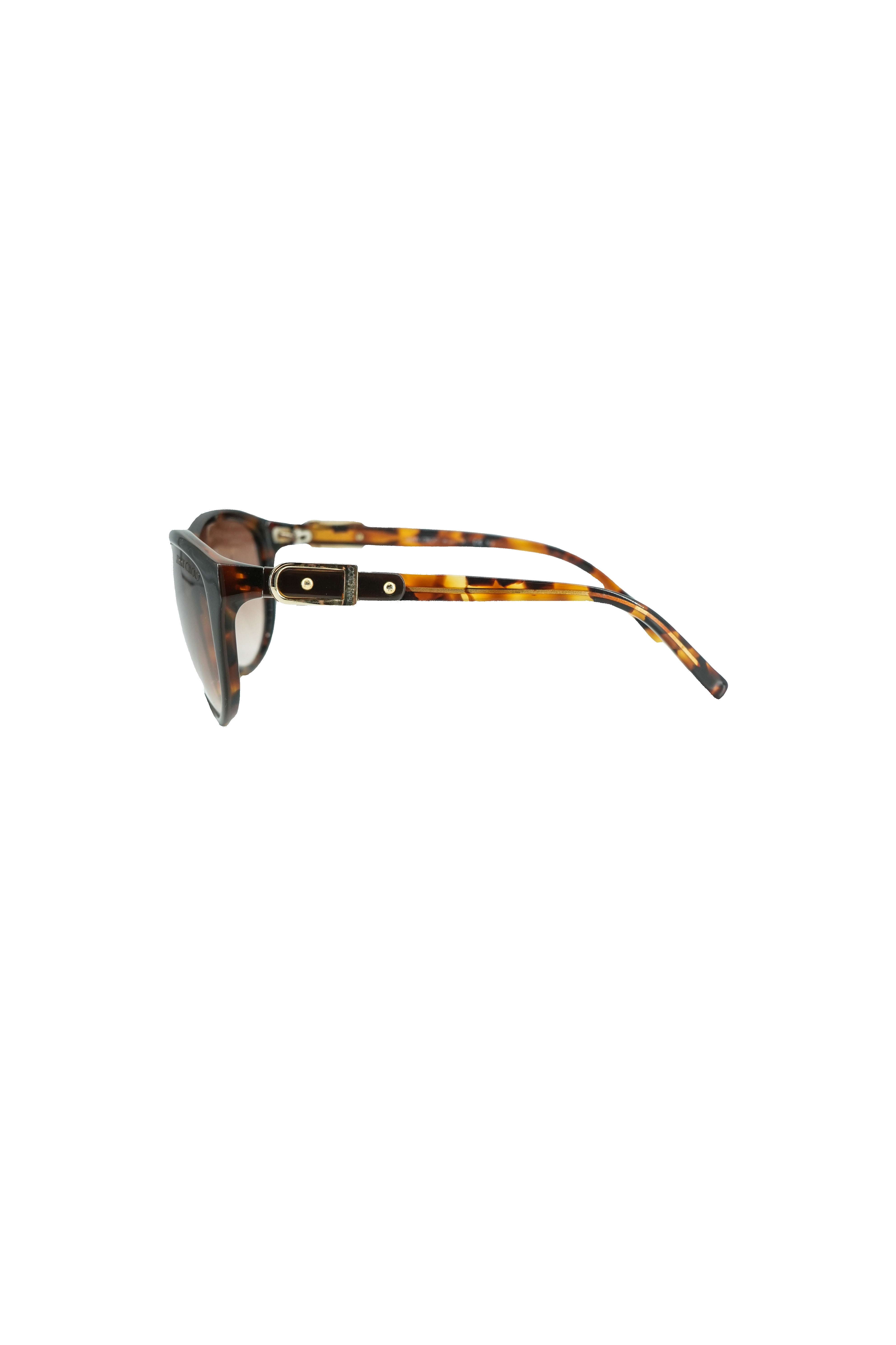 Jimmy Choo tortoise buckle sunglasses *Case*
