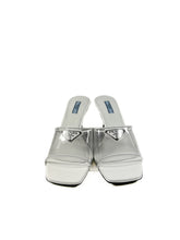 Prada plexiglass white 65MM slides size 40 NEW