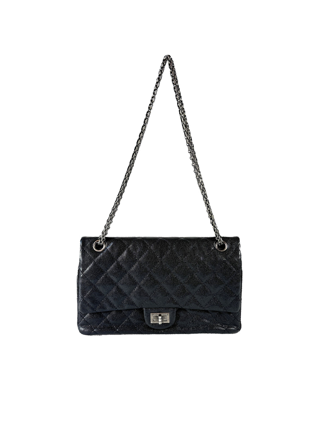 Chanel Reissue 2.55 Flap Bag Quilted Caviar 226 16549886