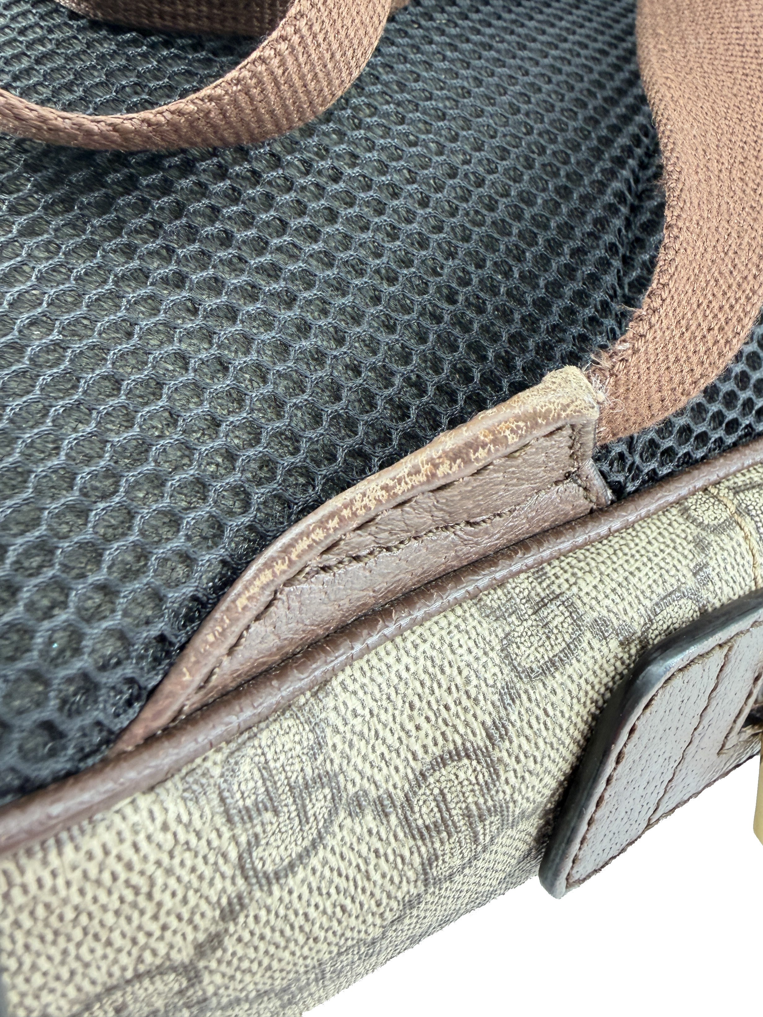 Gucci GG Supreme Monogram Calfskin Web Small Ophidia Day Backpack 547965 520981 - My Girlfriend's Wardrobe LLC