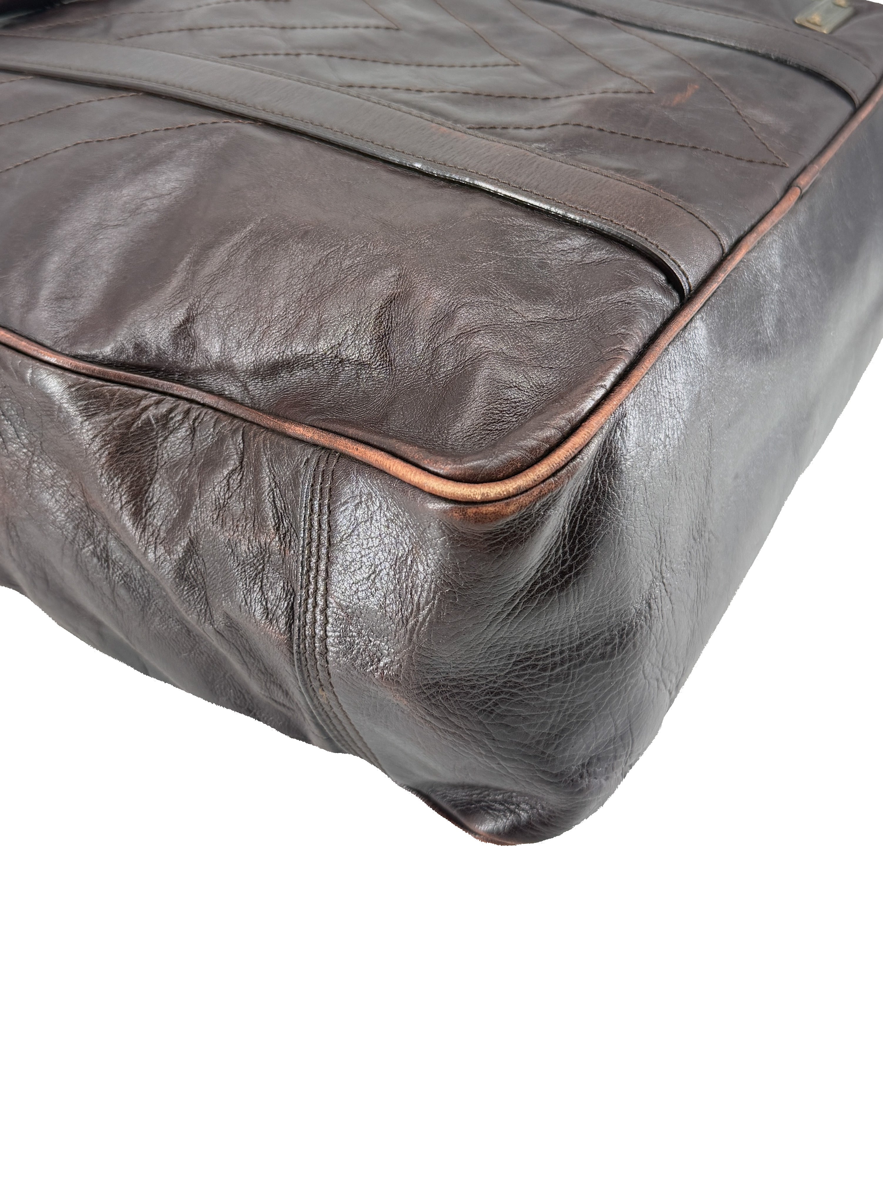 Louis Vuitton brown Soana Cabas Tote FO1017