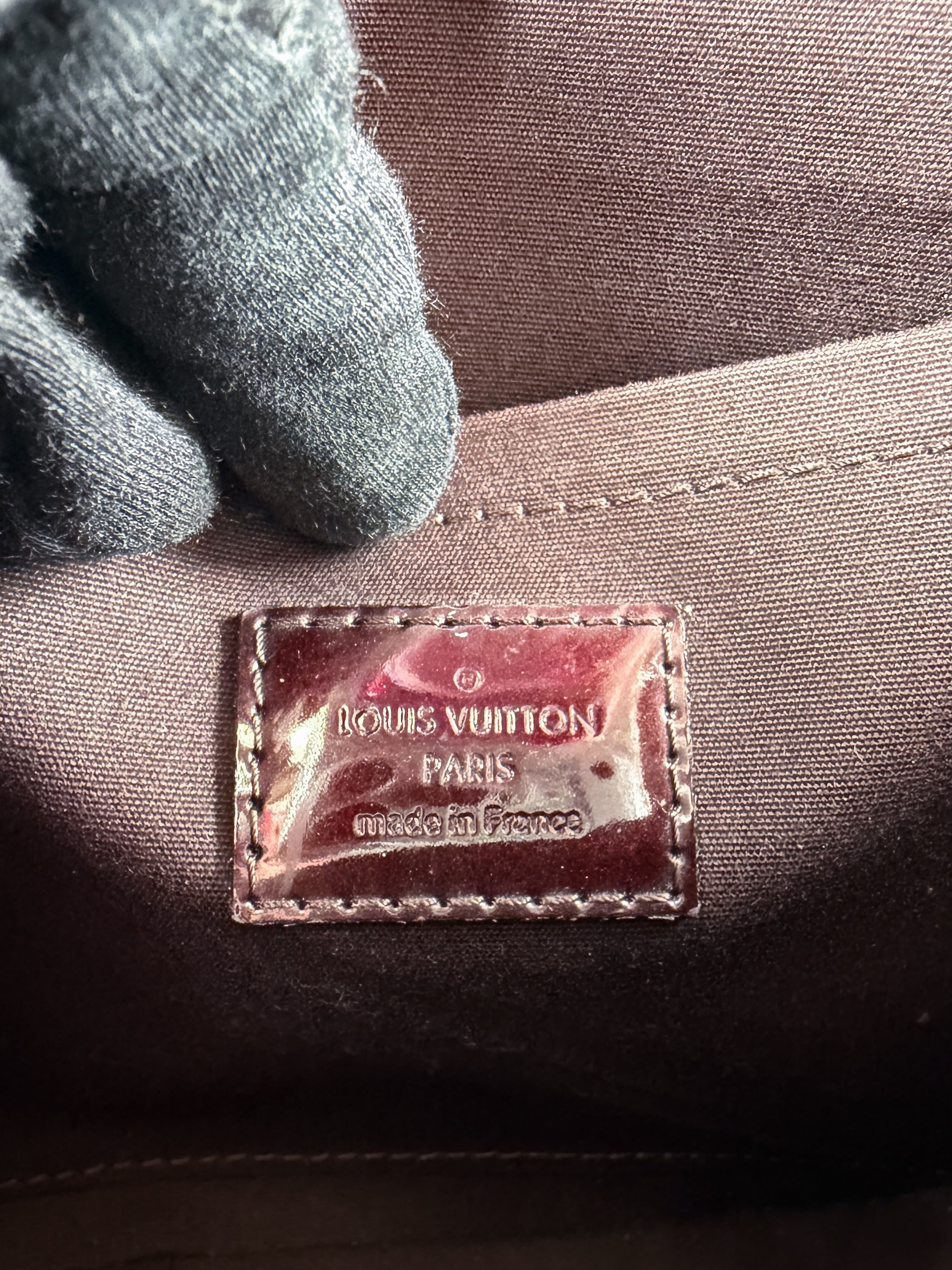 Louis Vuitton monogram vernis Amarante Rodeo drive