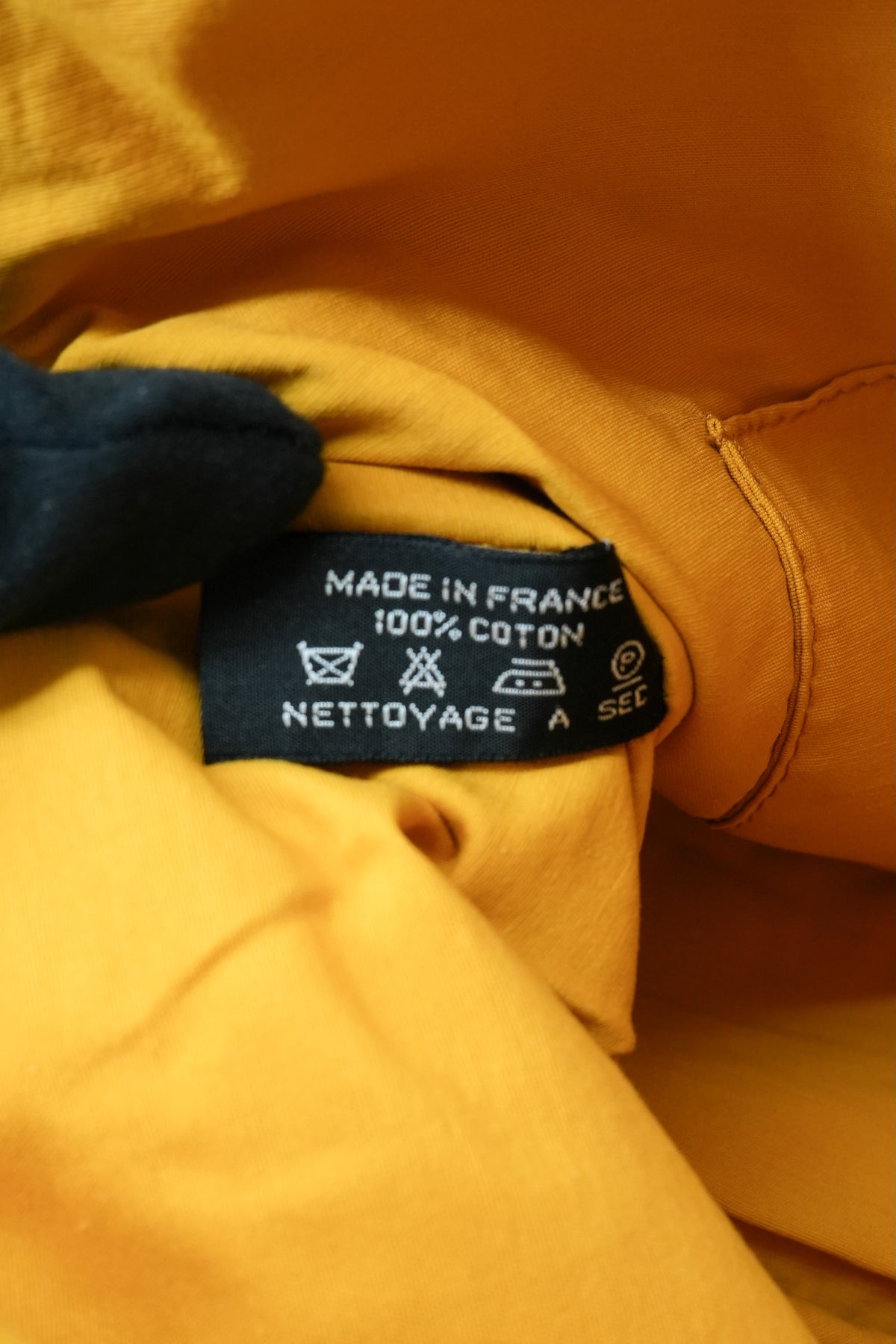 Hermès yellow Bolide TGM pouch